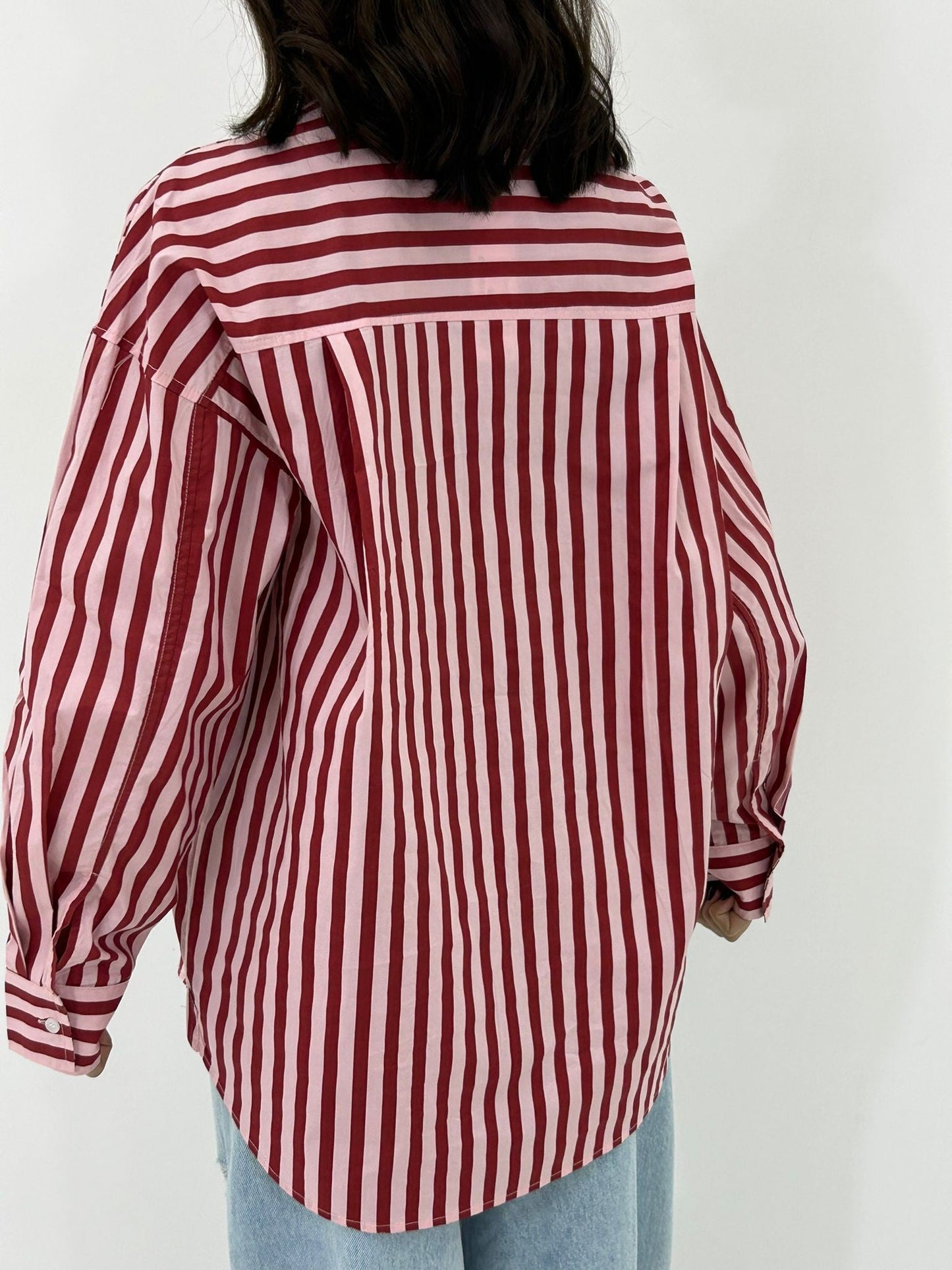 CAMICIA RIGHE BOW NEW P/E26