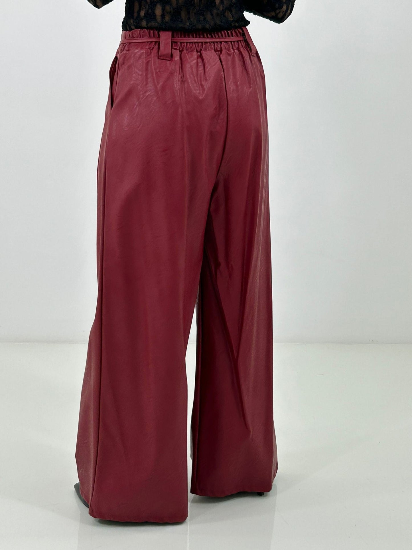 PANTALONE FLOWER BELT NEW P/E26