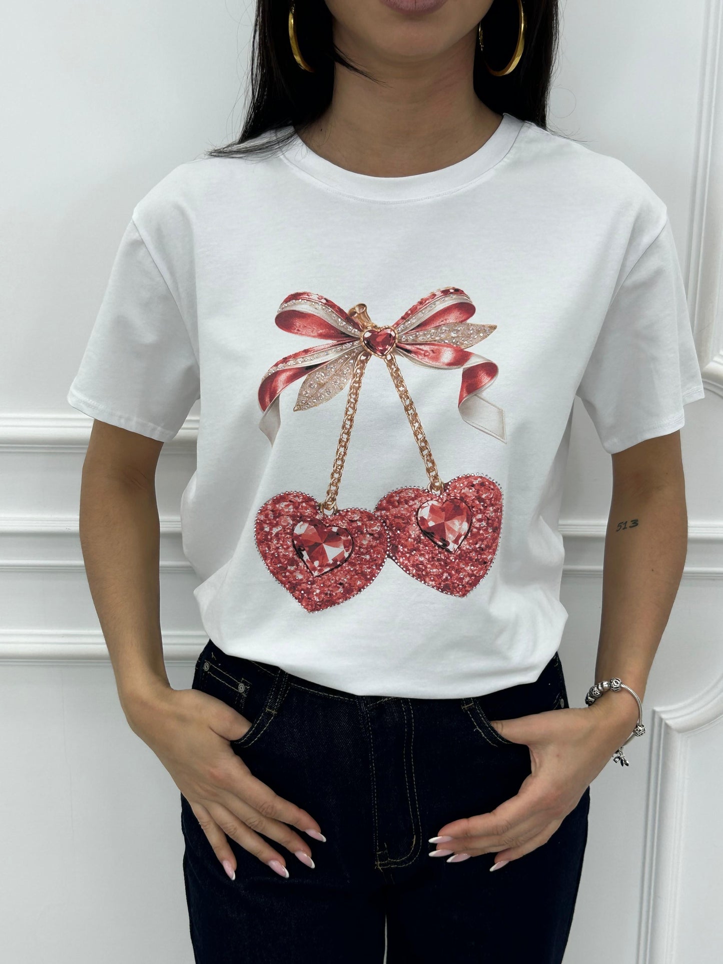 T-SHIRT CHERRY NEW PE/26