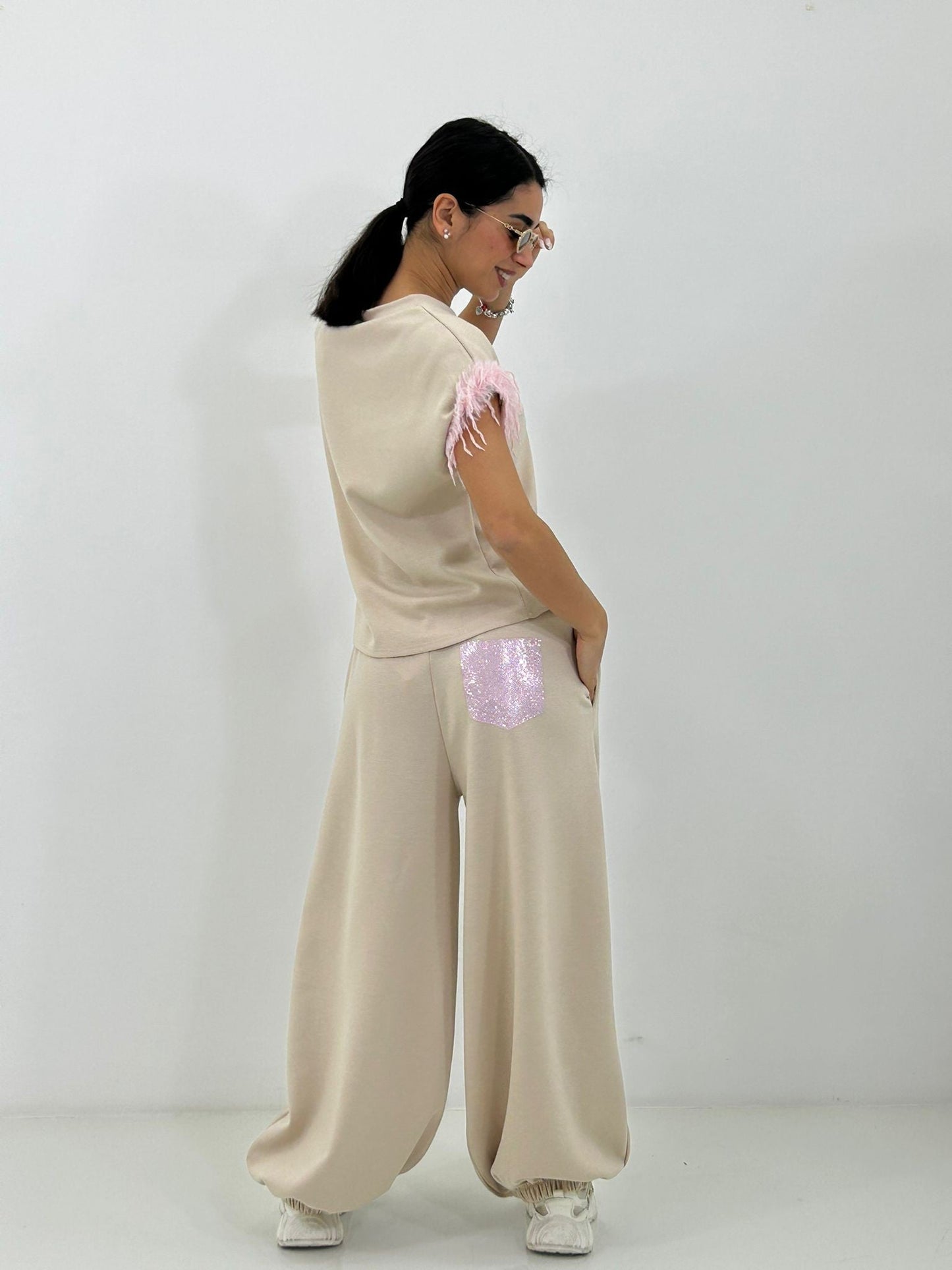 COORDINATO PIUMA GLAM NEW PE/26