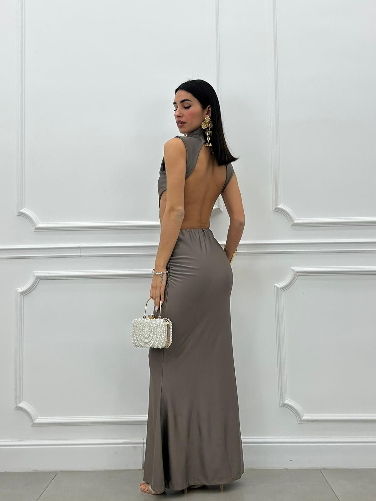 ABITO BACKLESS DRESS NEW PE/26