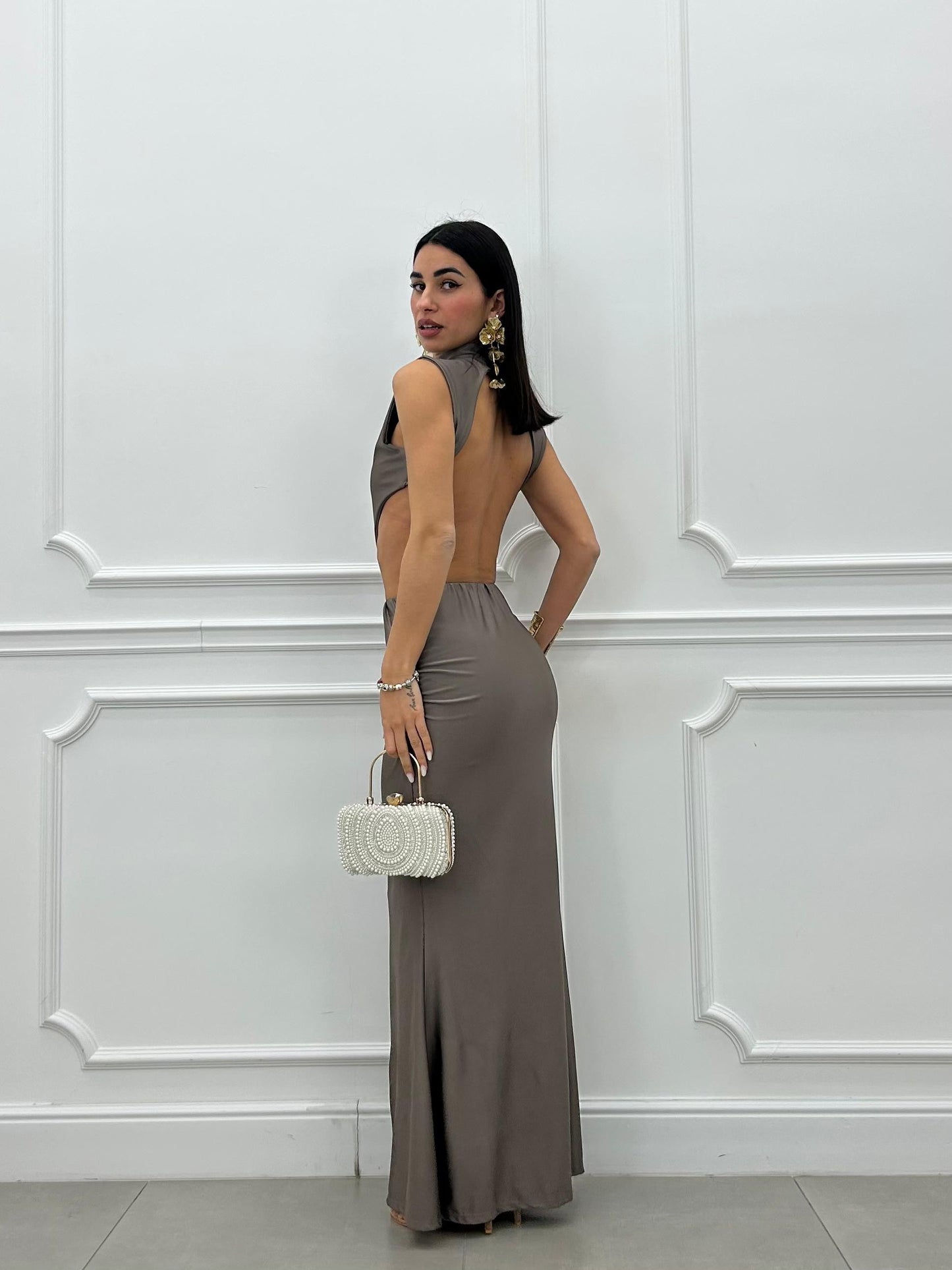 ABITO BACKLESS DRESS NEW PE/26