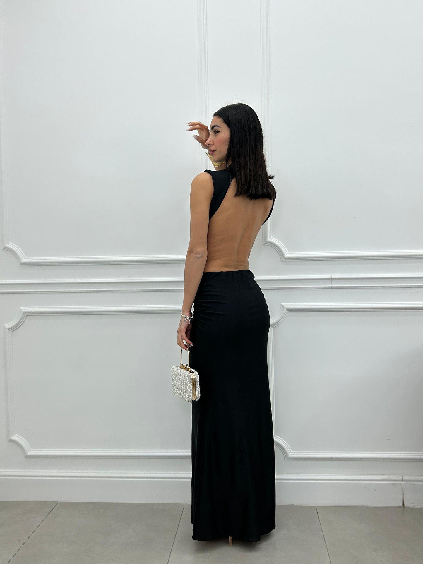 ABITO BACKLESS DRESS NEW PE/26