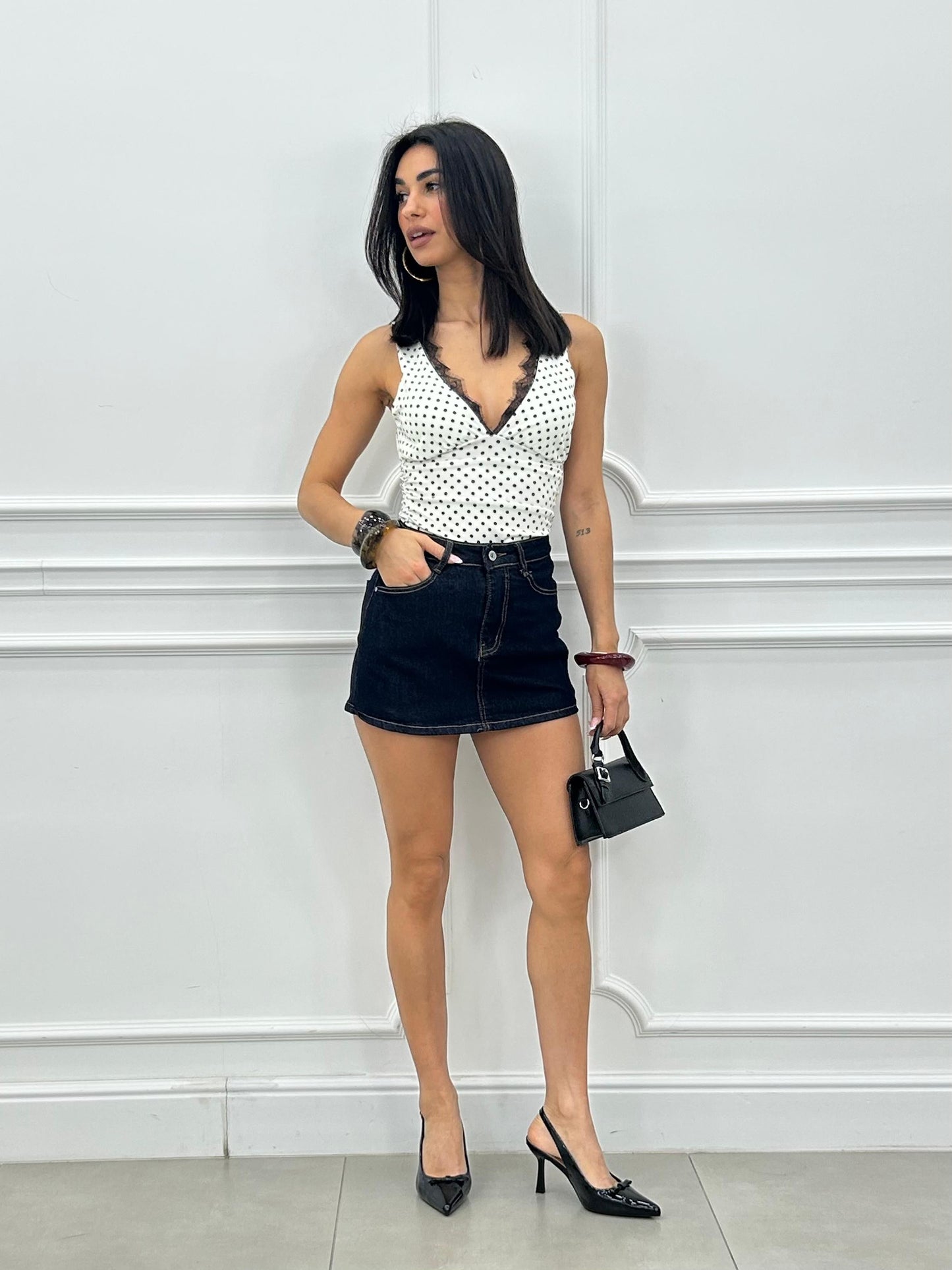 SHORTS DENIM BLU NEW PE/26