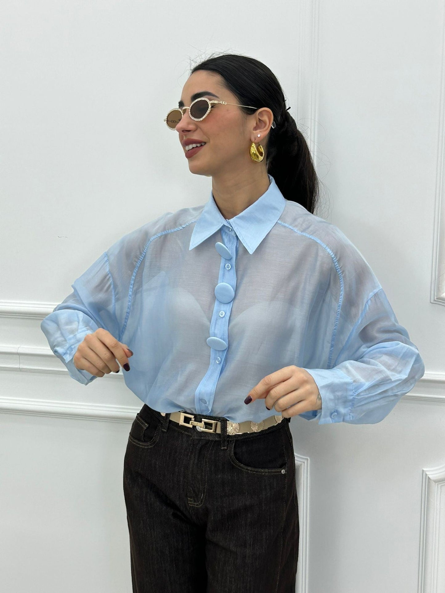 CAMICIA SHEER CHIC NEW P/E26