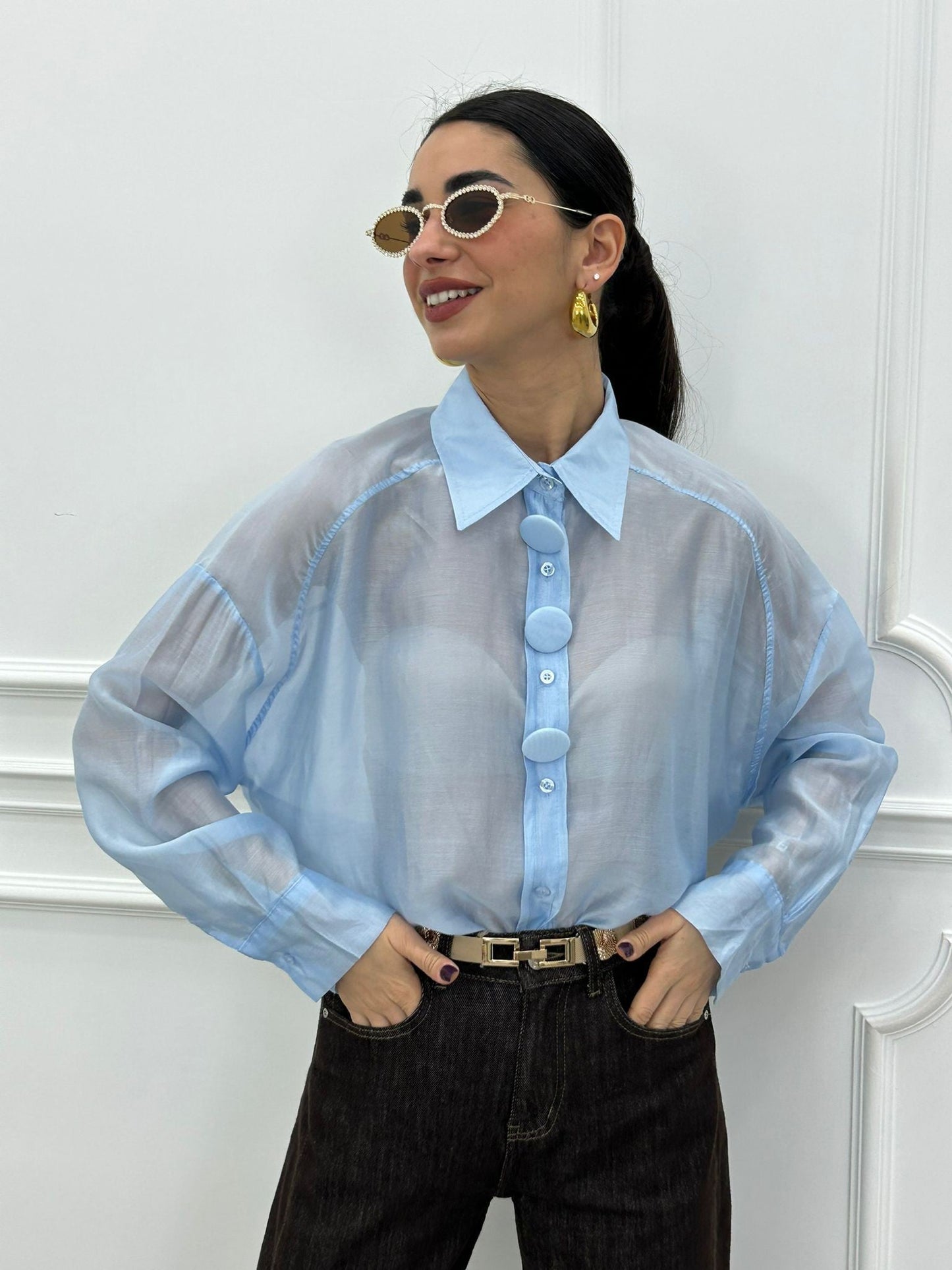 CAMICIA SHEER CHIC NEW P/E26