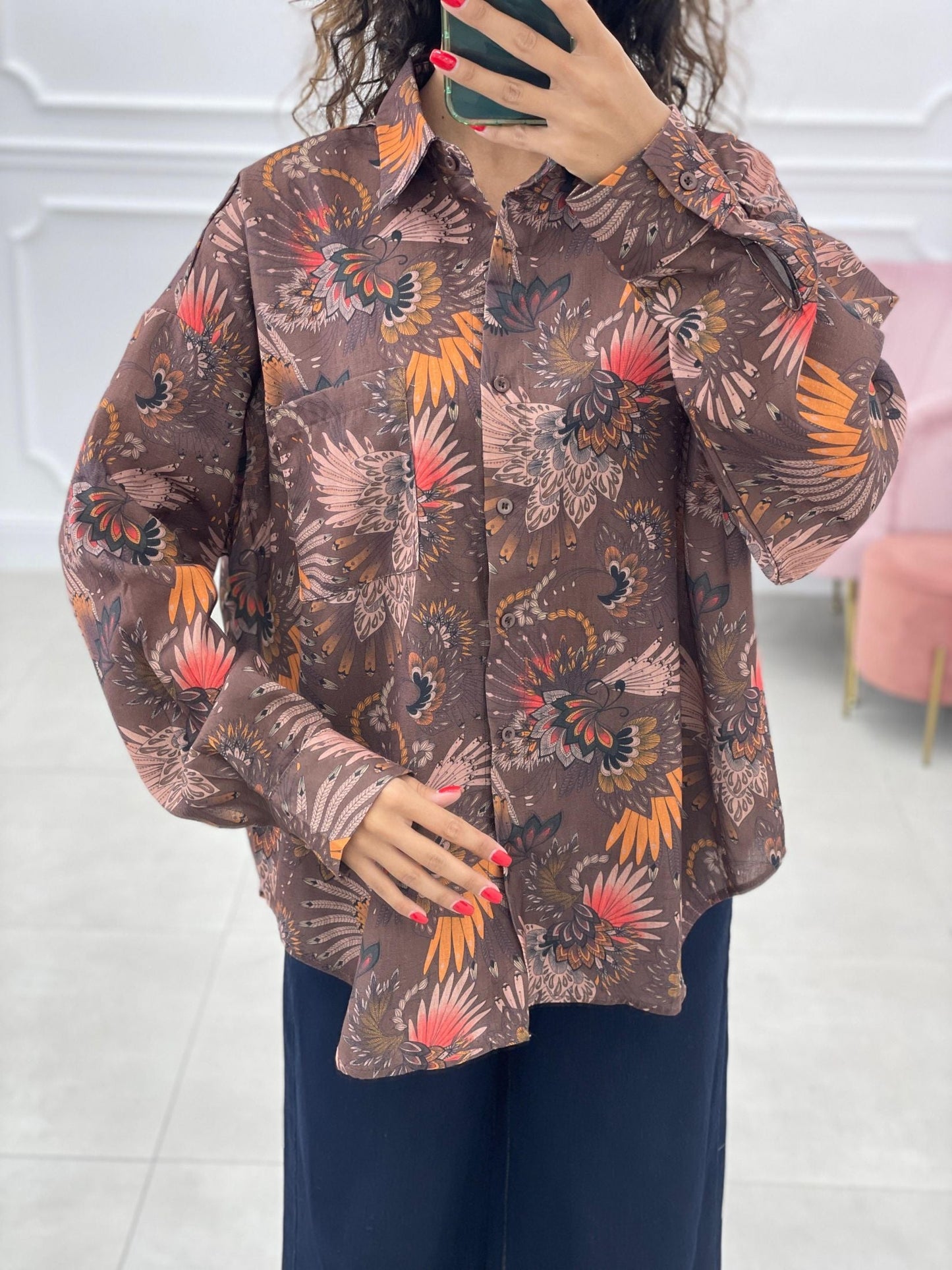 Camisa de Algodón Premium con Bolsillo | Colección Otoño