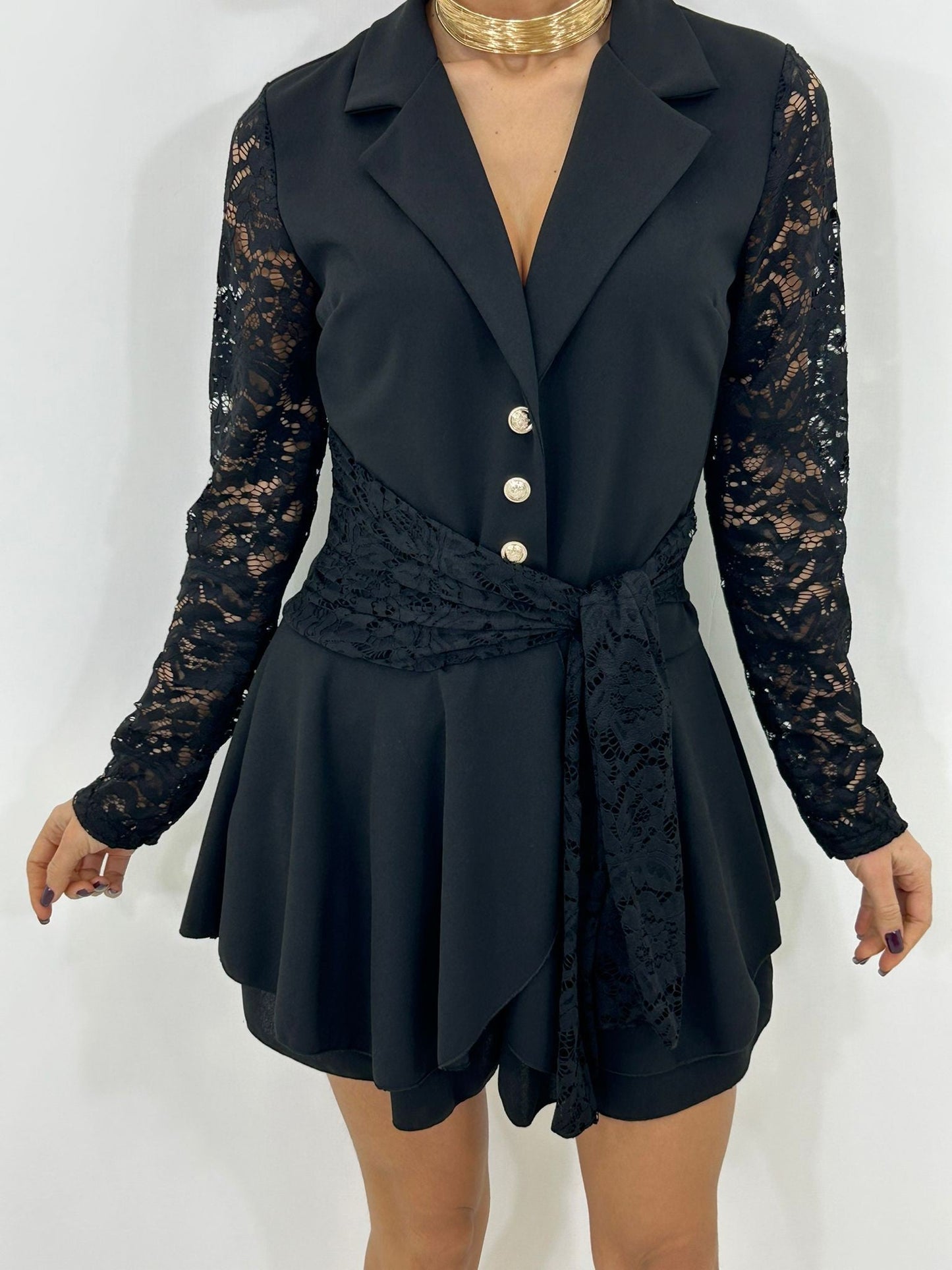 ABITO SHEER LACE NEW P/E26