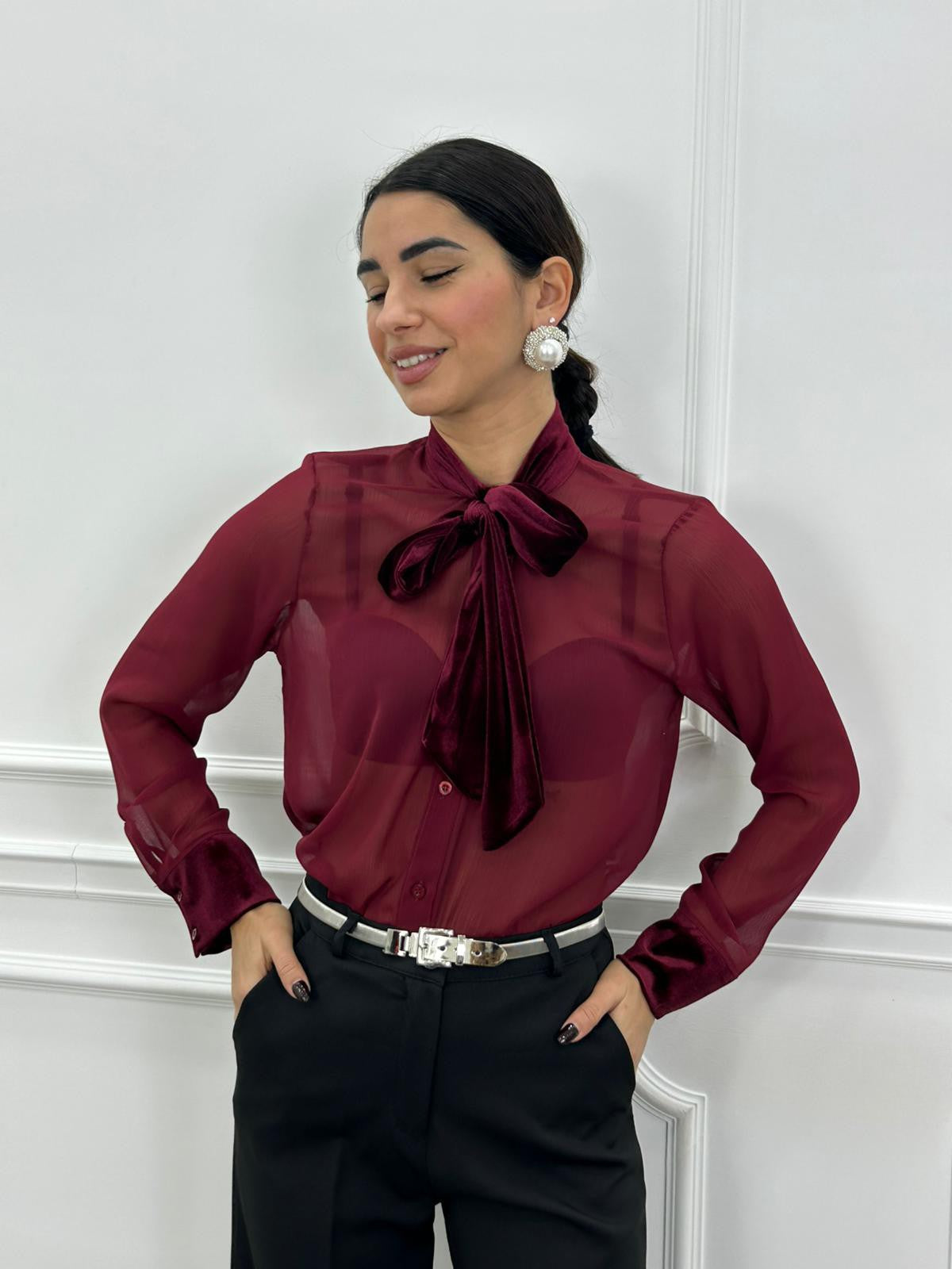 CAMICIA FIOCCO CHIC NEW AI26