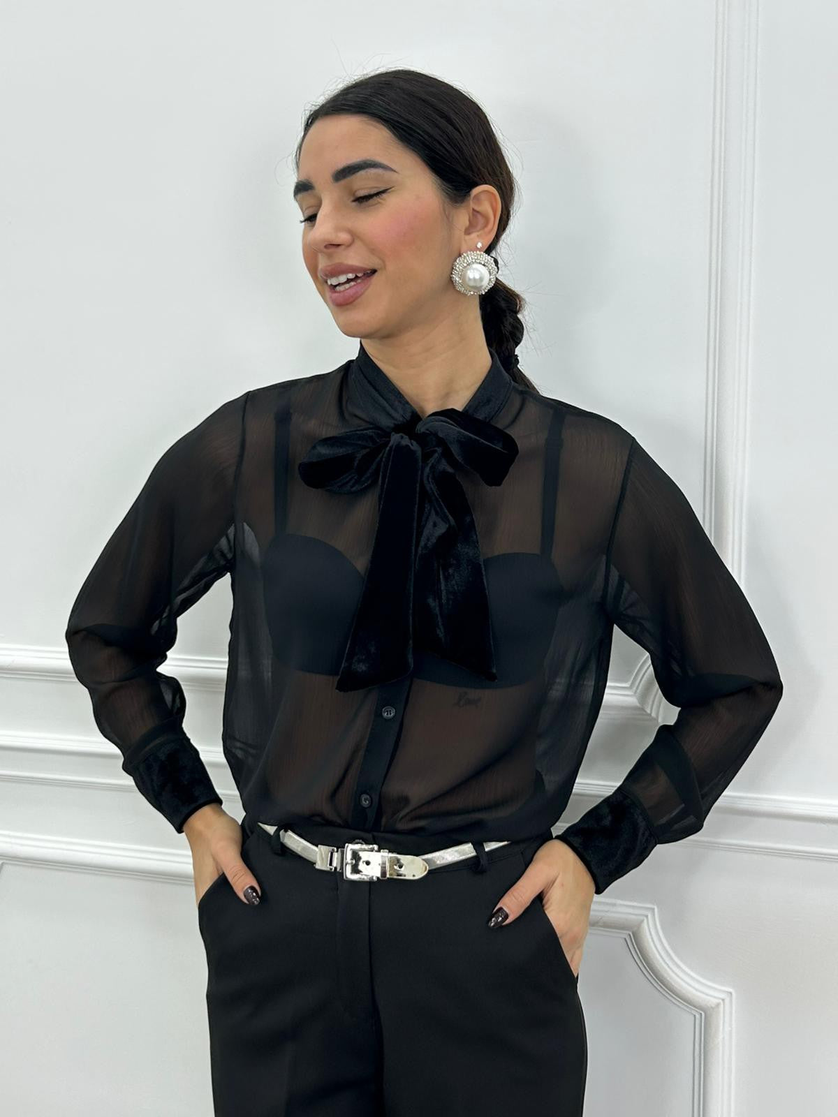 CAMICIA FIOCCO CHIC NEW AI26