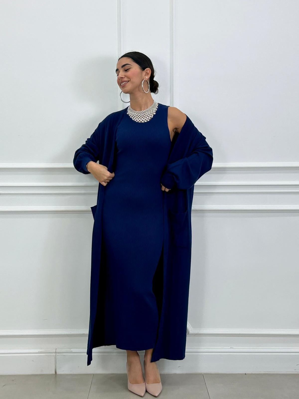 SET CARDIGAN -DRESS NEW AI26