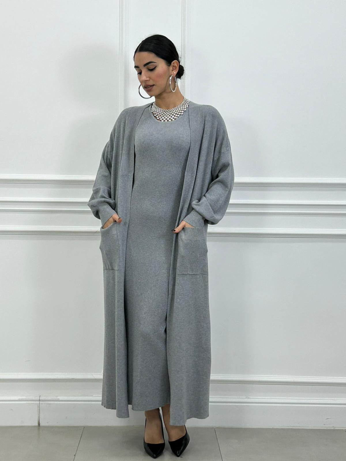 SET CARDIGAN -DRESS NEW AI26
