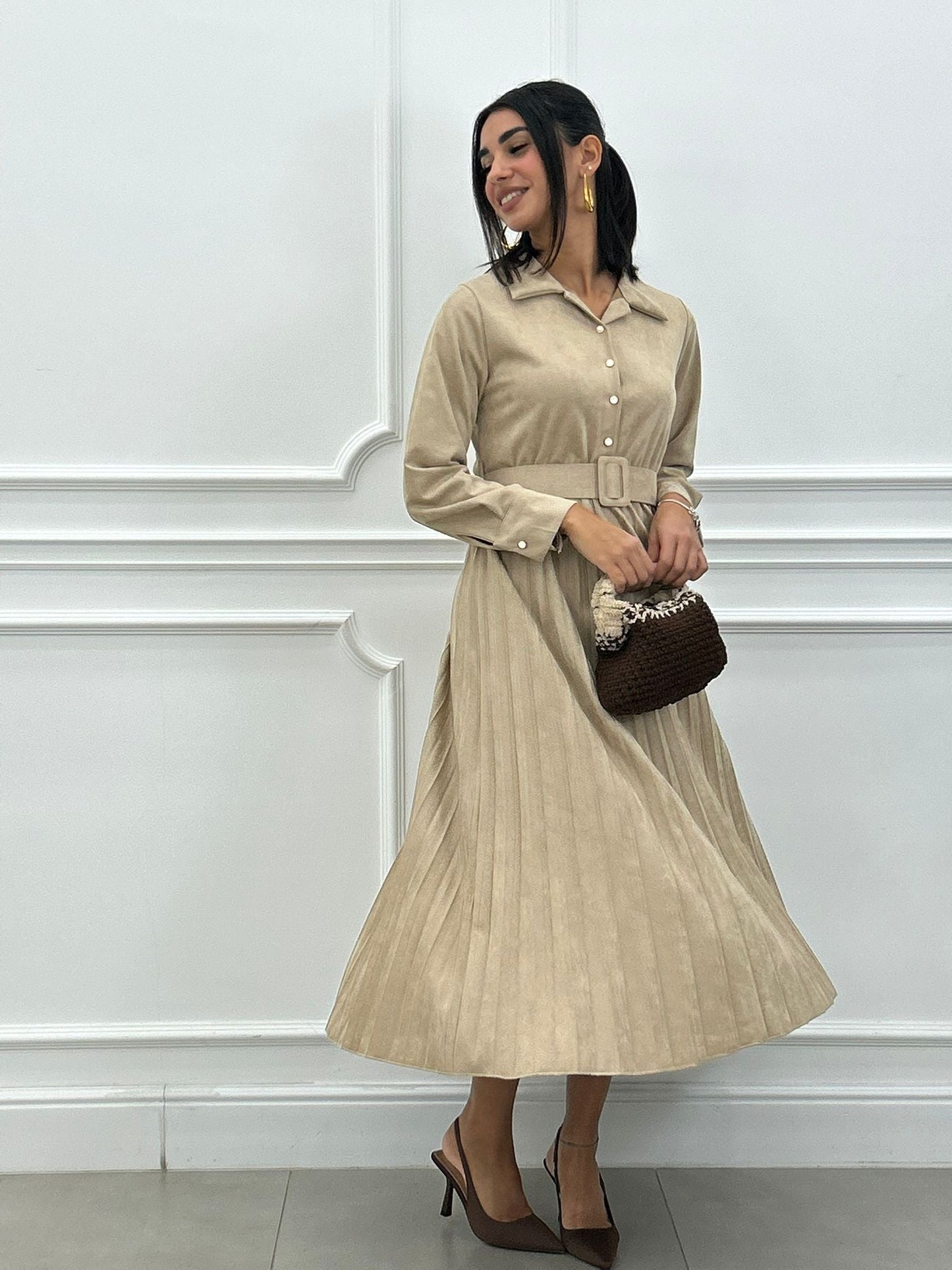 DRESS SUEDE NEW AI26