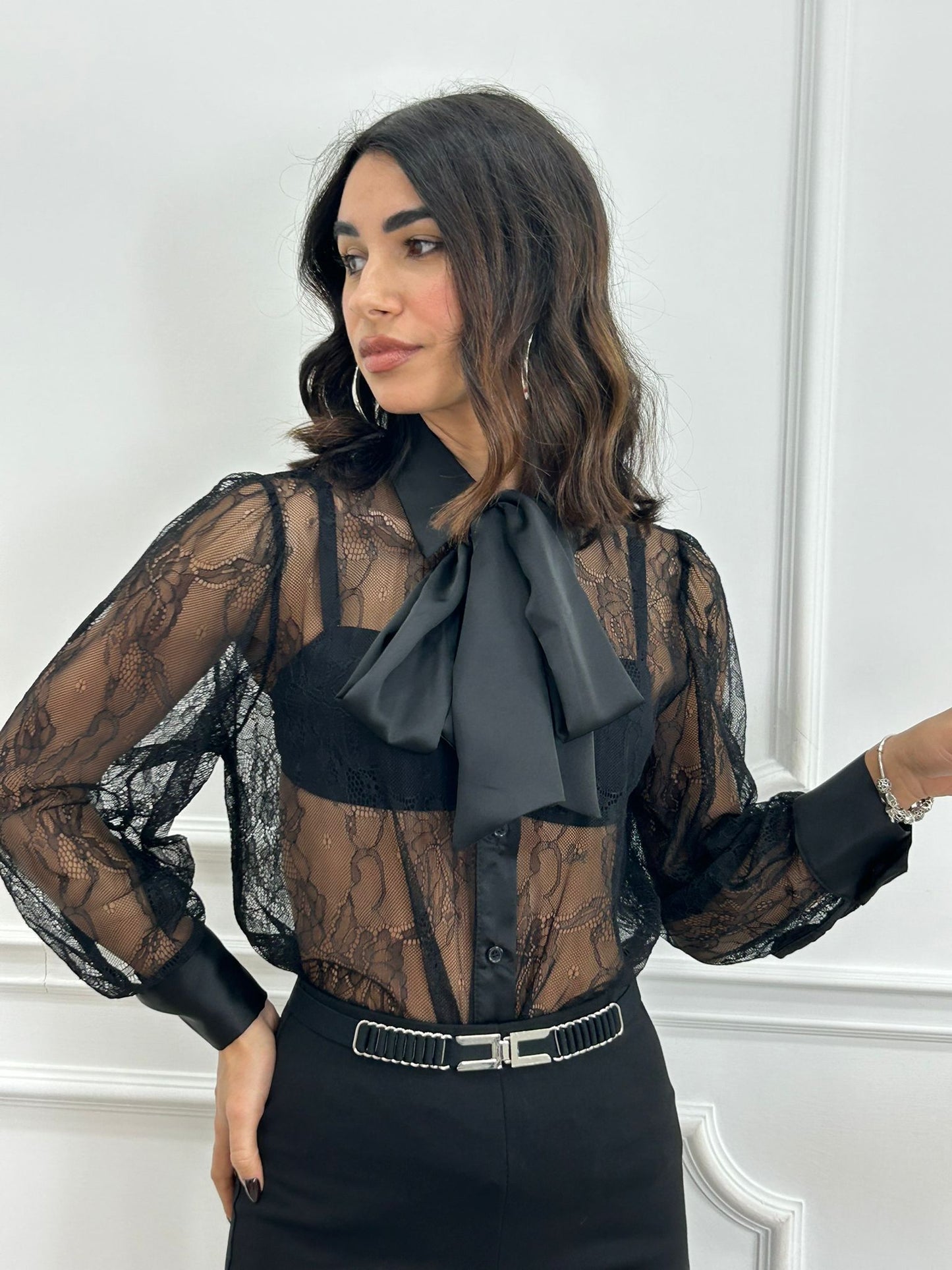 CAMICIA ROMANTIC LACE NEW AI26