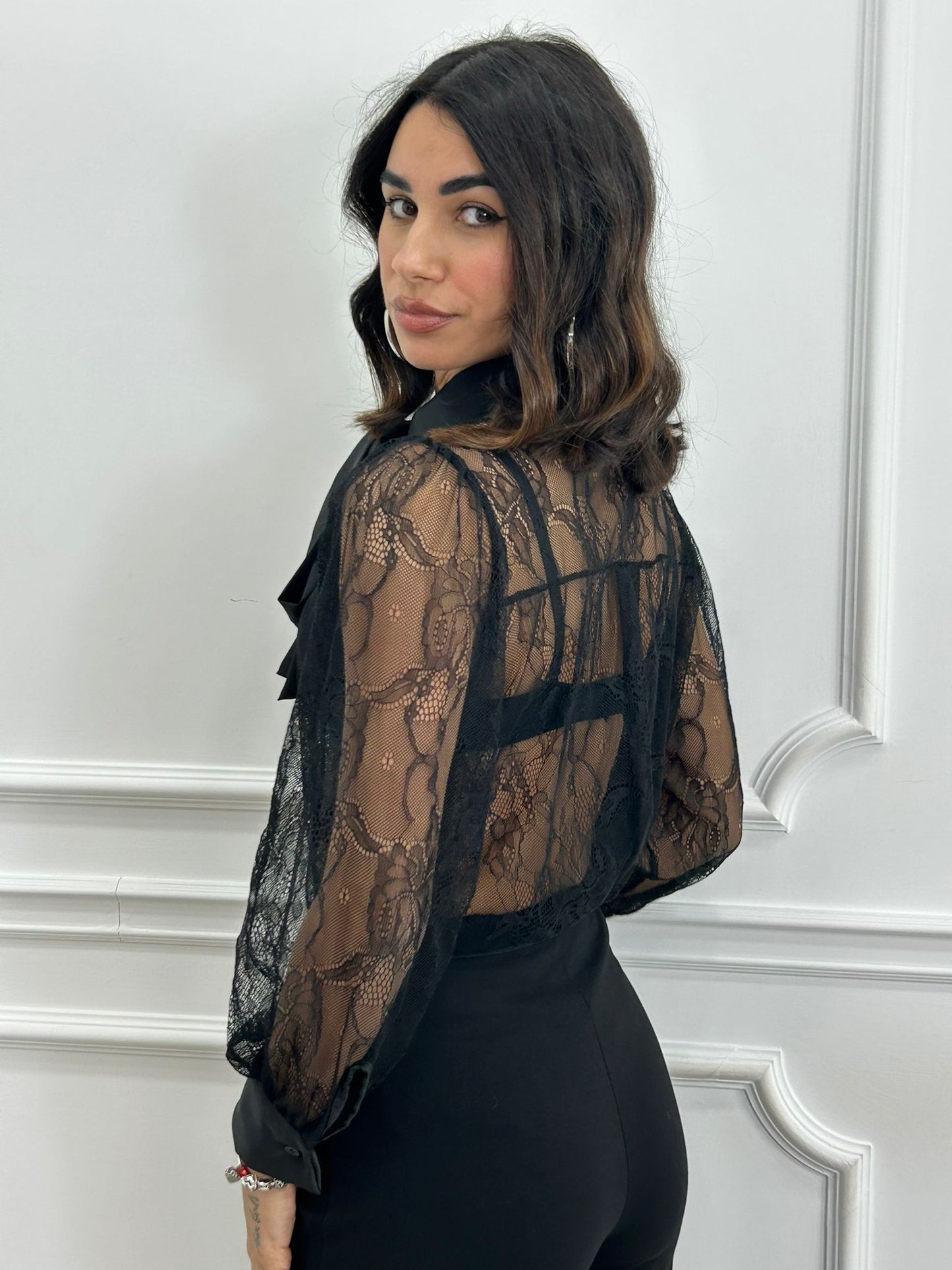CAMICIA ROMANTIC LACE NEW AI26