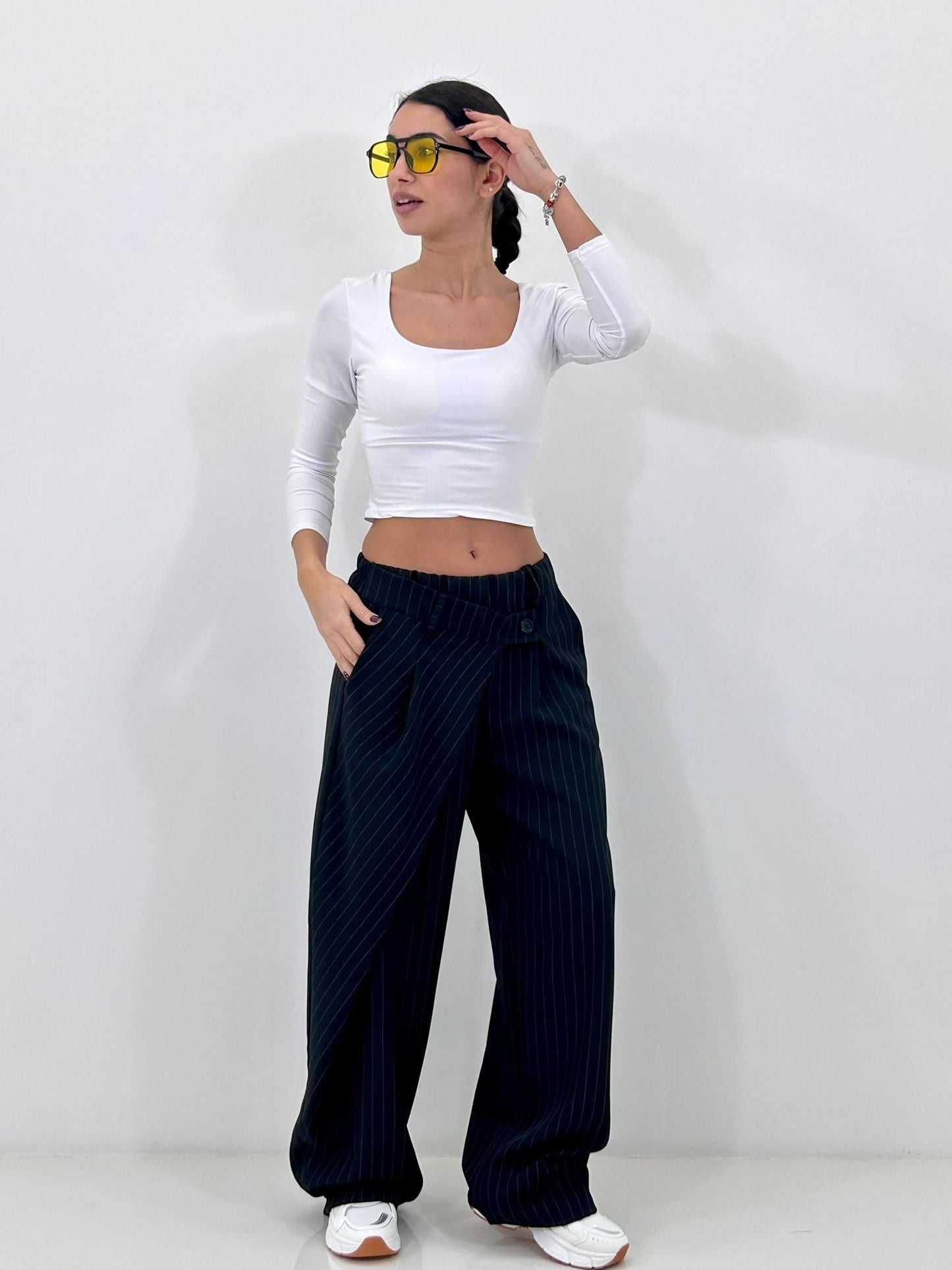 PANTALONE PINSTRIPE NEW P/E26