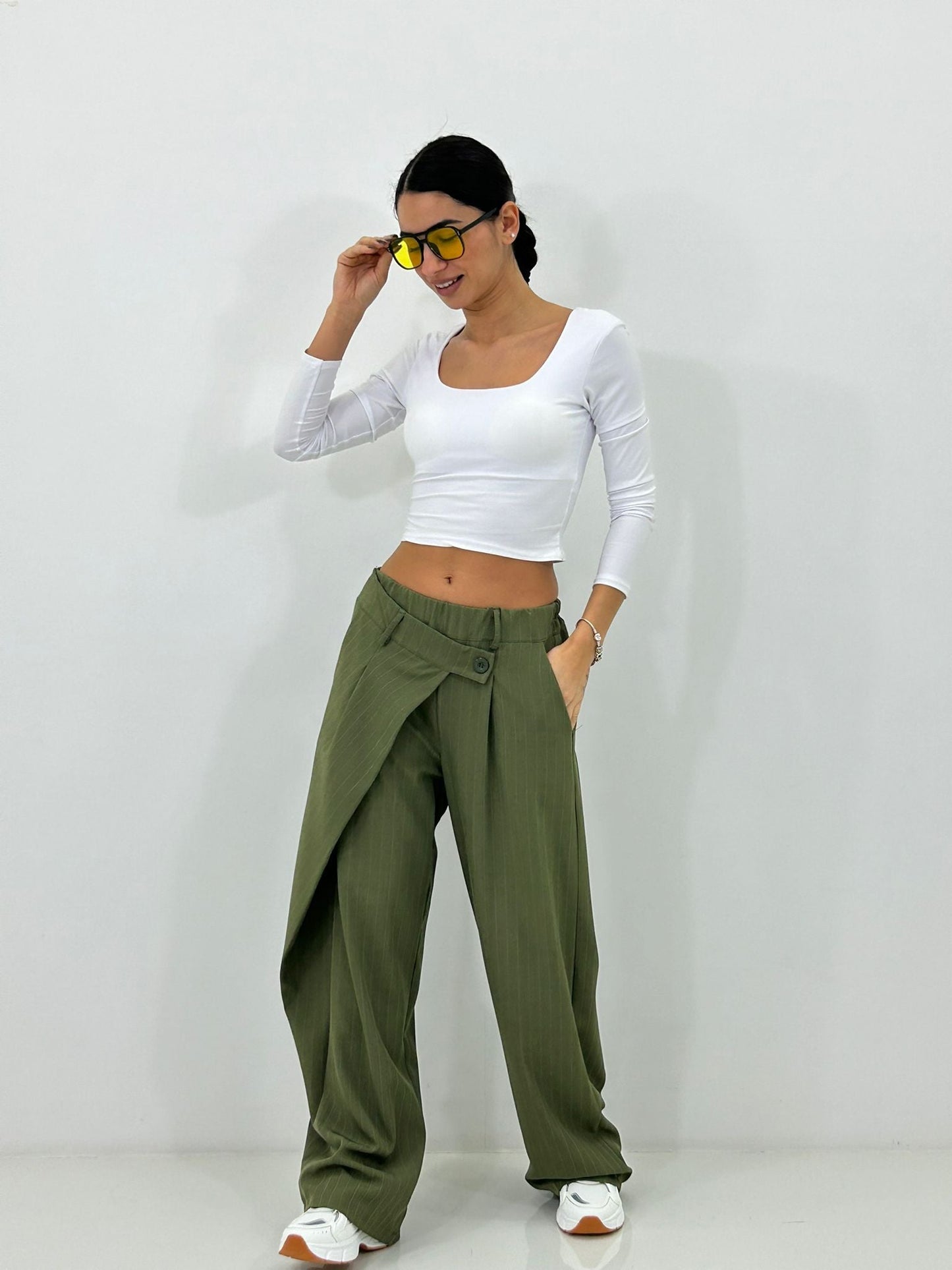 PANTALONE PINSTRIPE NEW P/E26