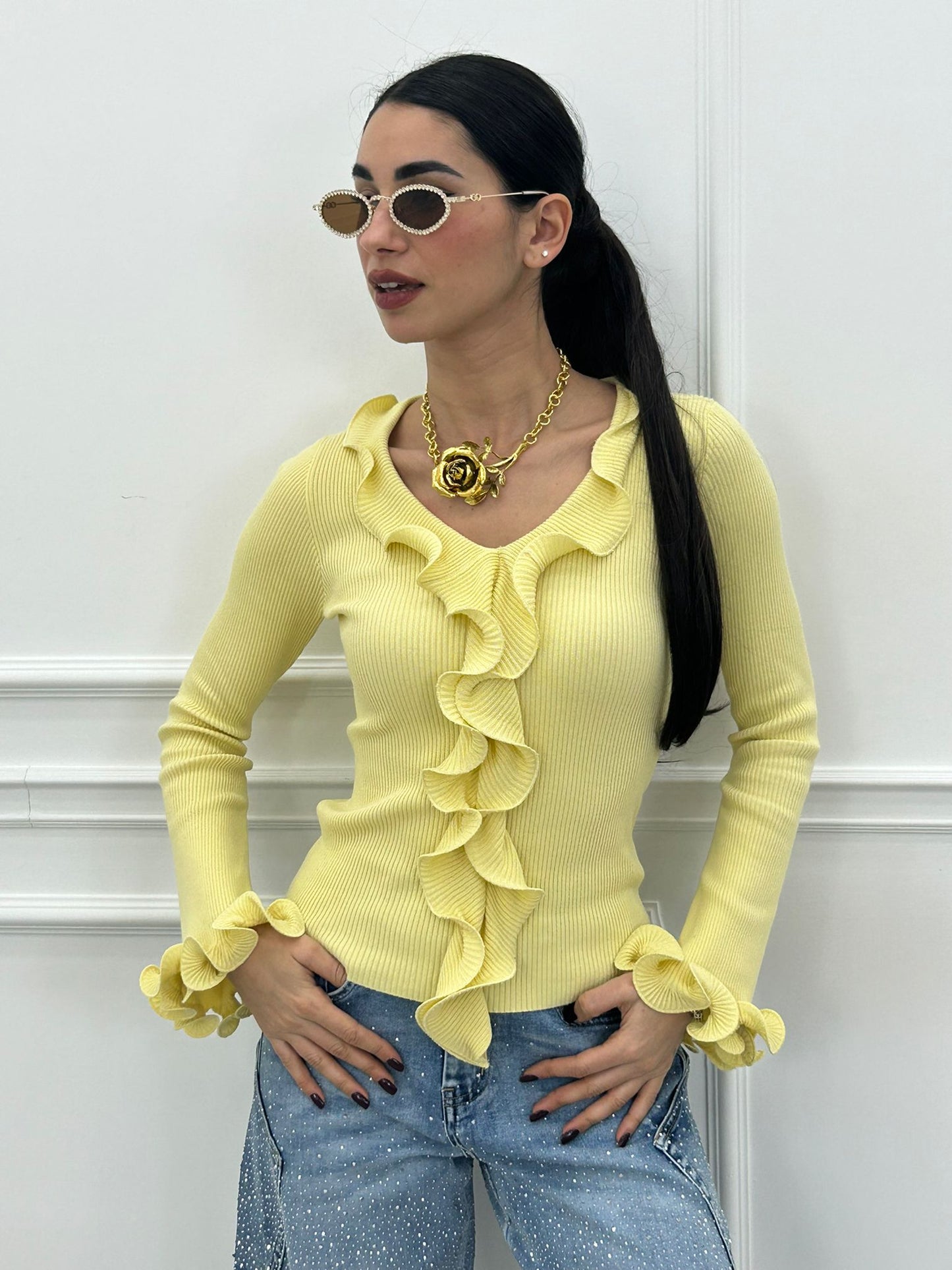 MAGLIA ROUCHE CHIC NEW P/E26