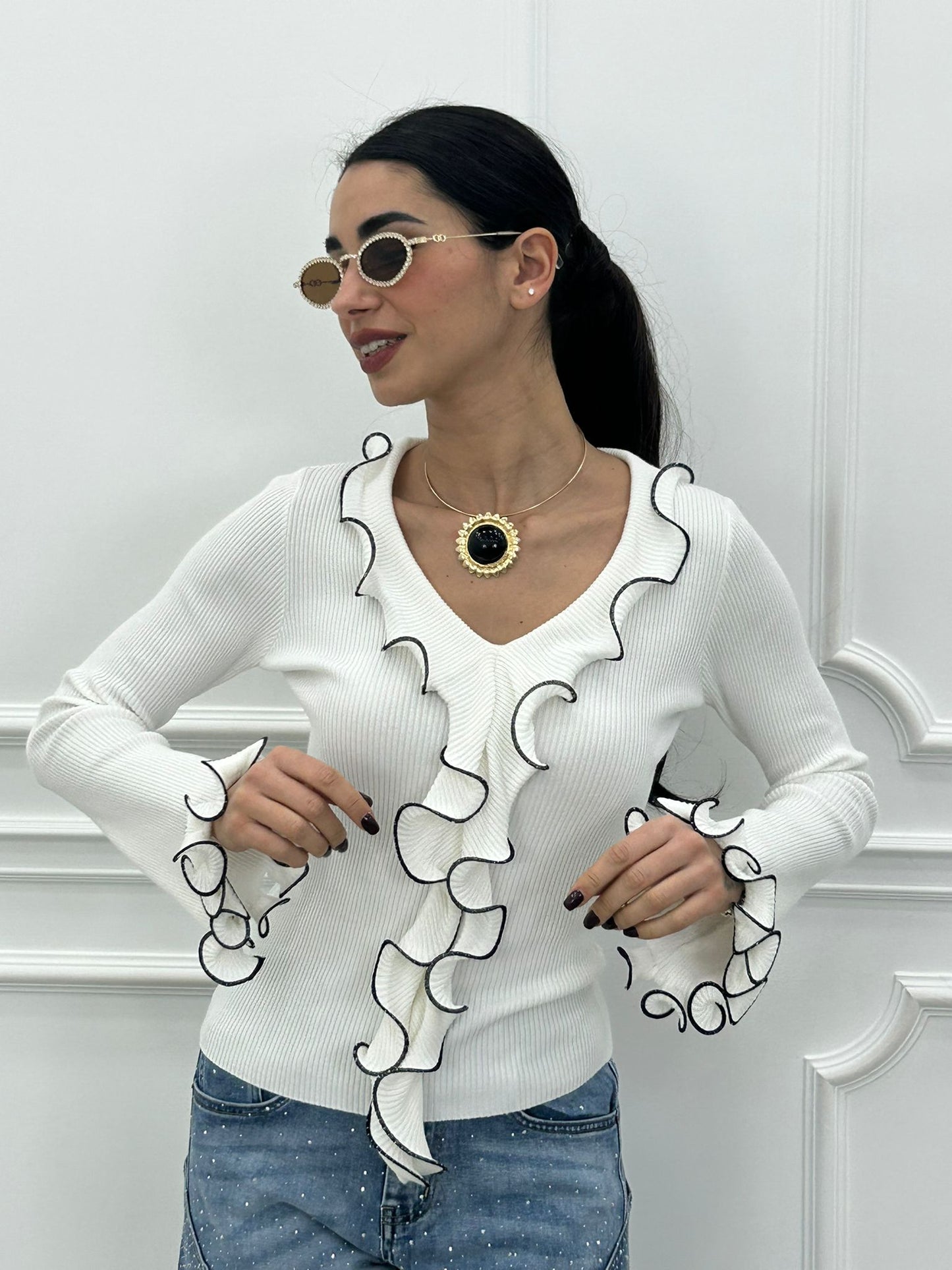 MAGLIA ROUCHE CHIC NEW P/E26