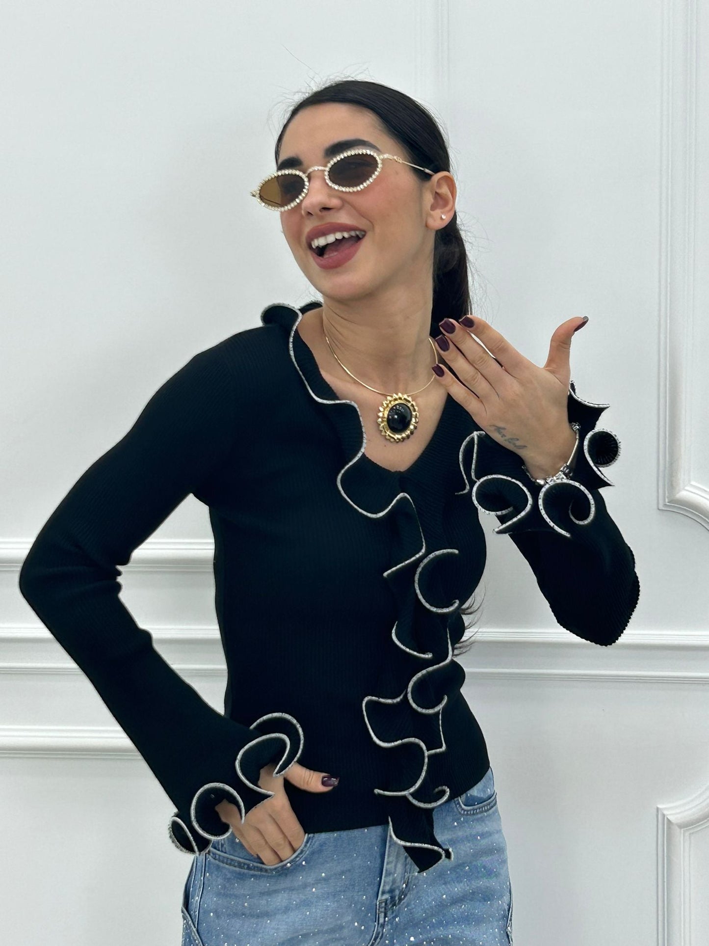 MAGLIA ROUCHE CHIC NEW P/E26