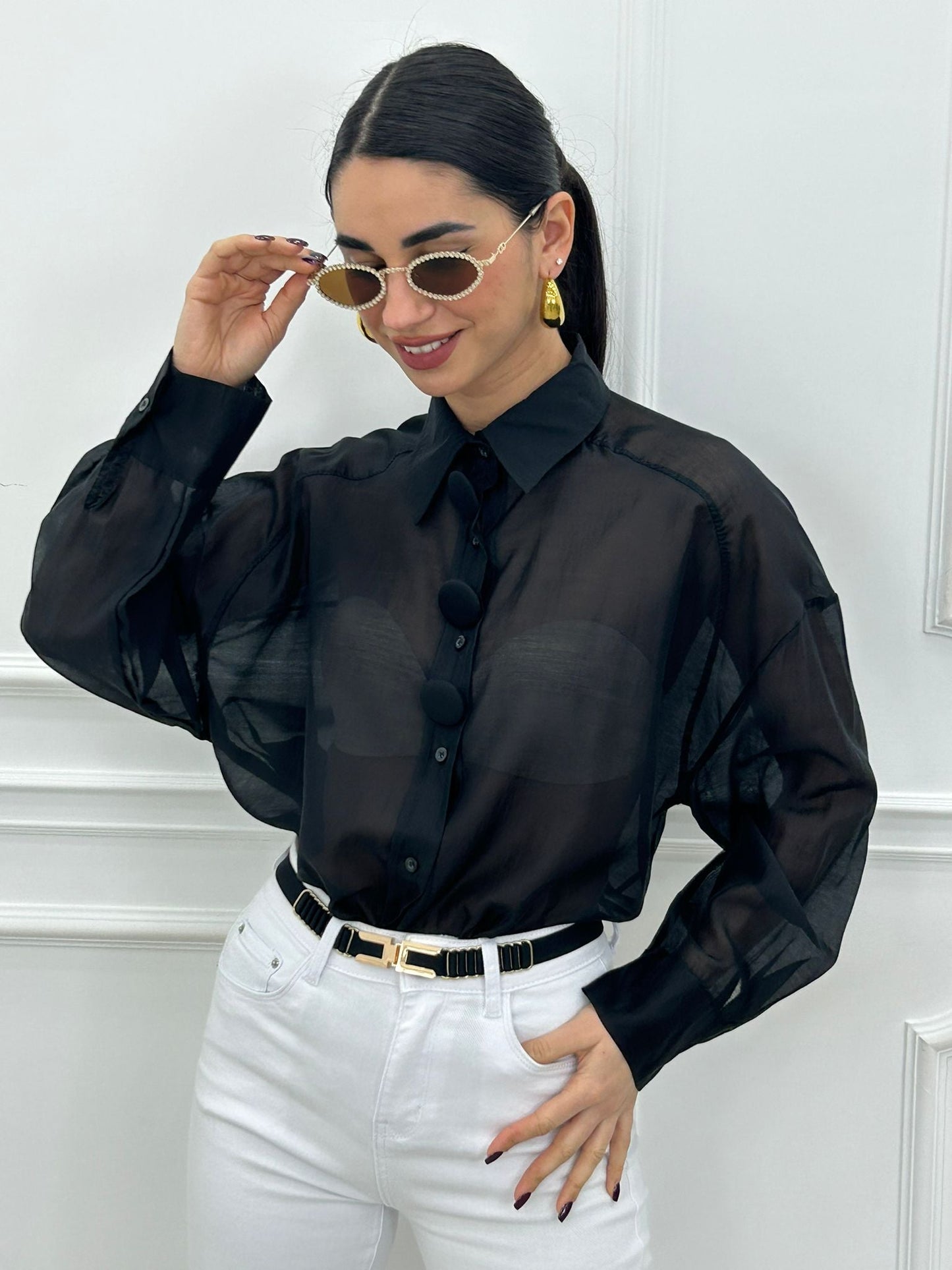 CAMICIA SHEER CHIC NEW P/E26