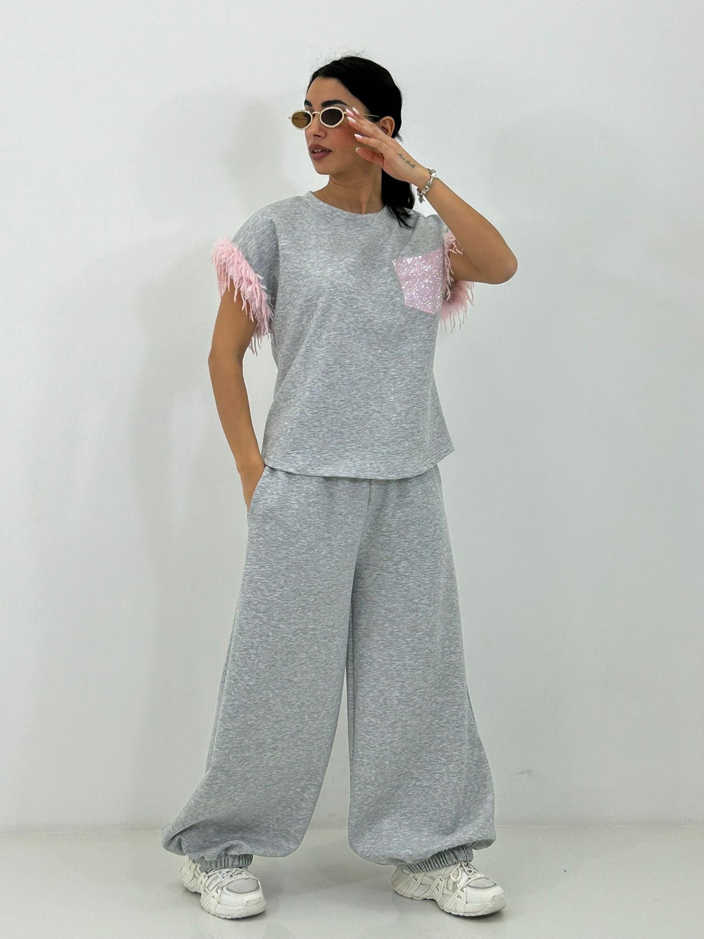 COORDINATO PIUMA GLAM NEW PE/26