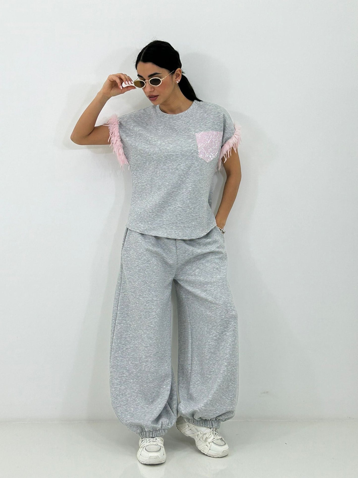 COORDINATO PIUMA GLAM NEW PE/26