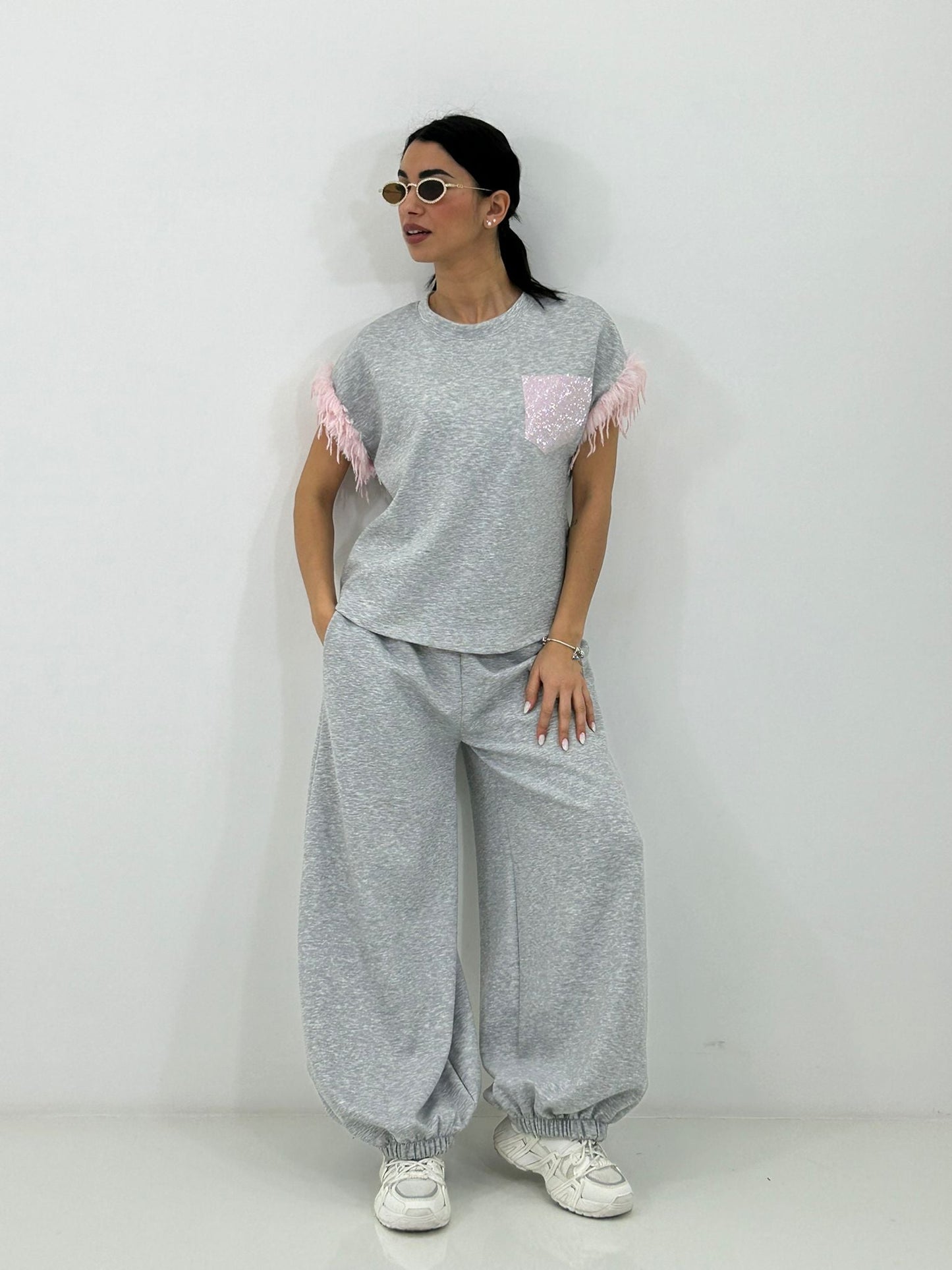 COORDINATO PIUMA GLAM NEW PE/26