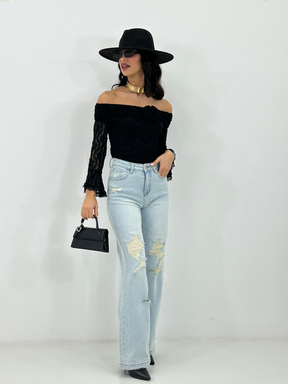 JEANS RAW CUT NEW P/E26