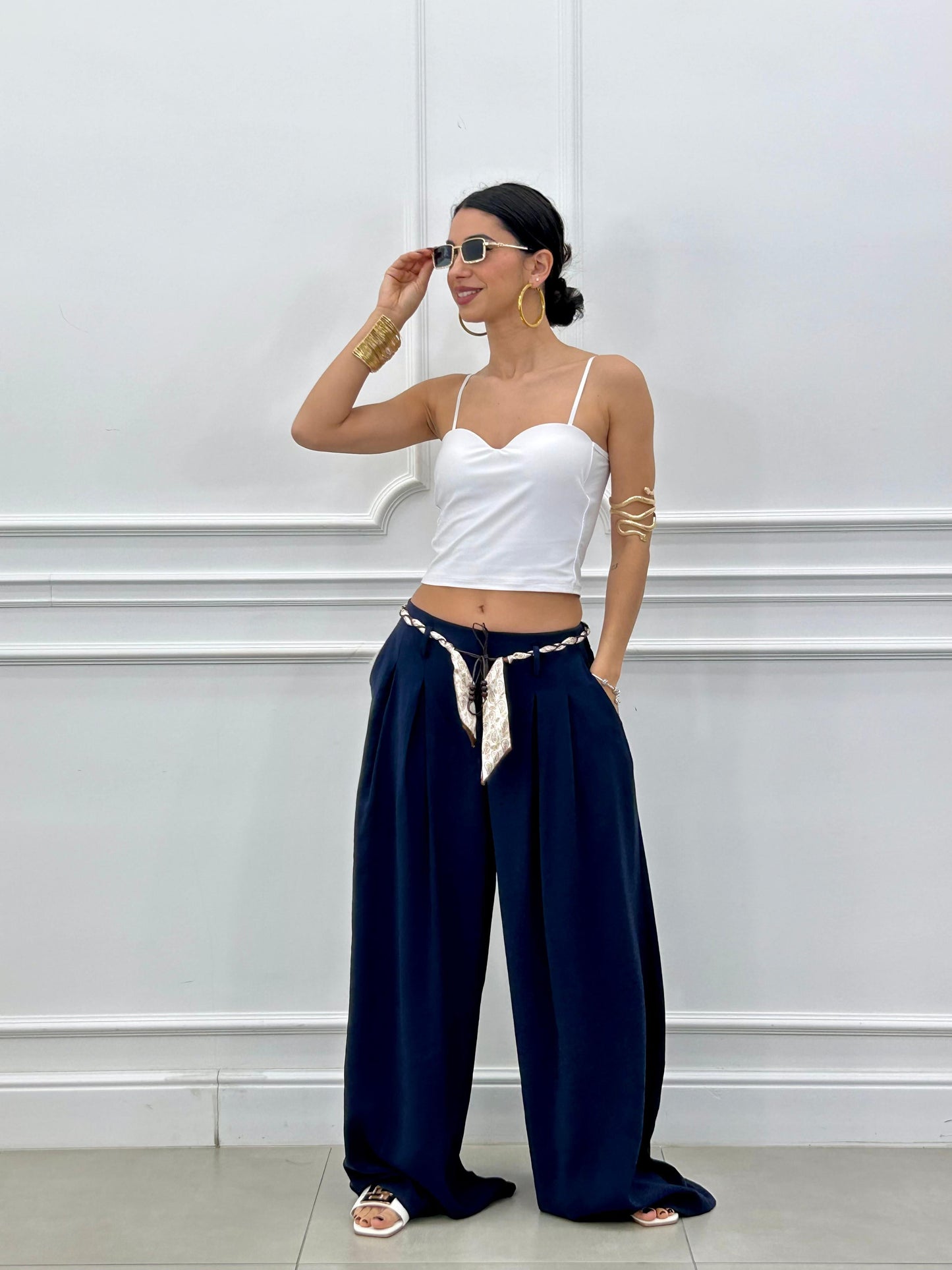 PANTALONE FOULARD NEW PE/26
