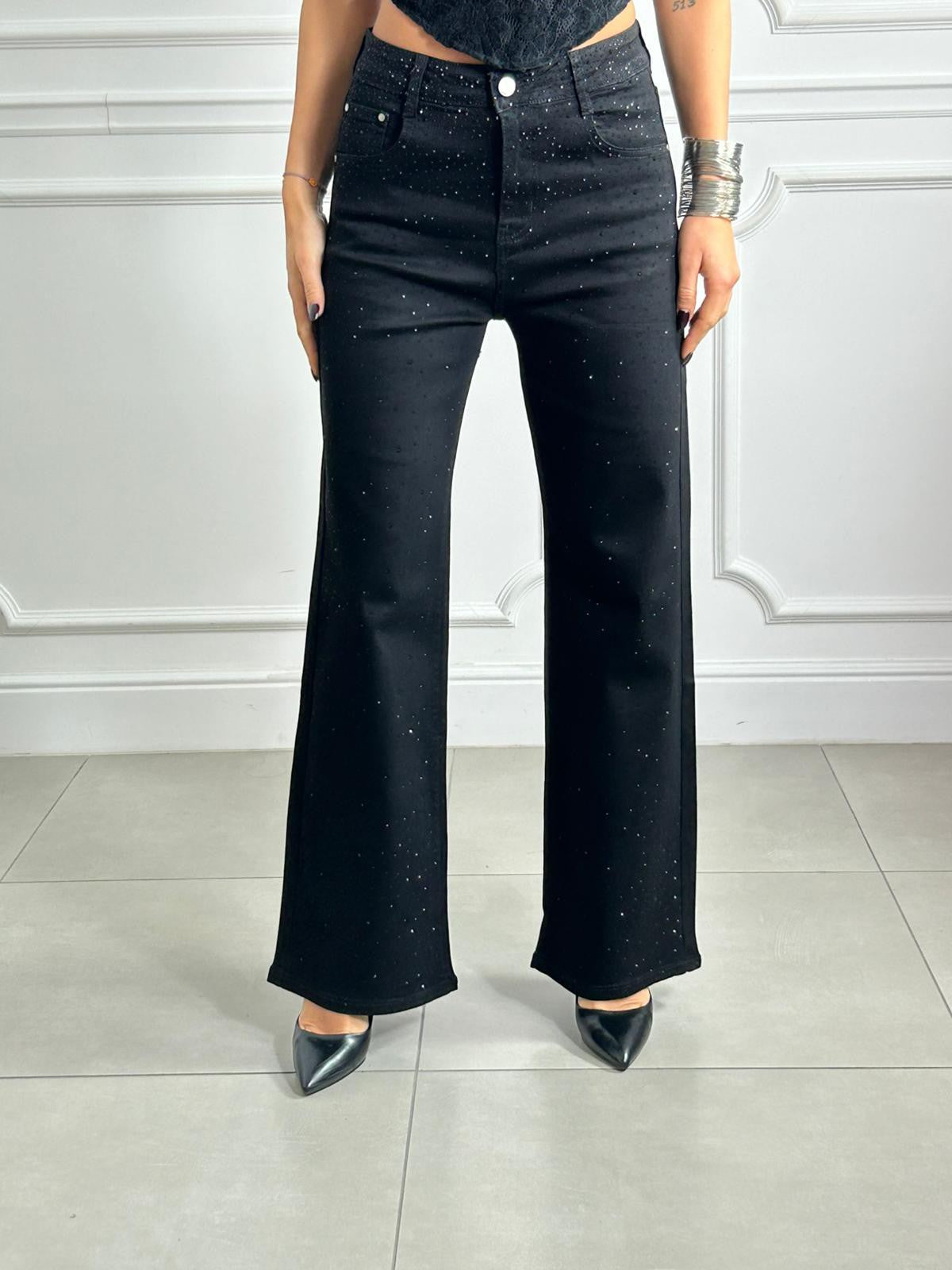 JEANS WIDE LEG SHINE NEW AI26