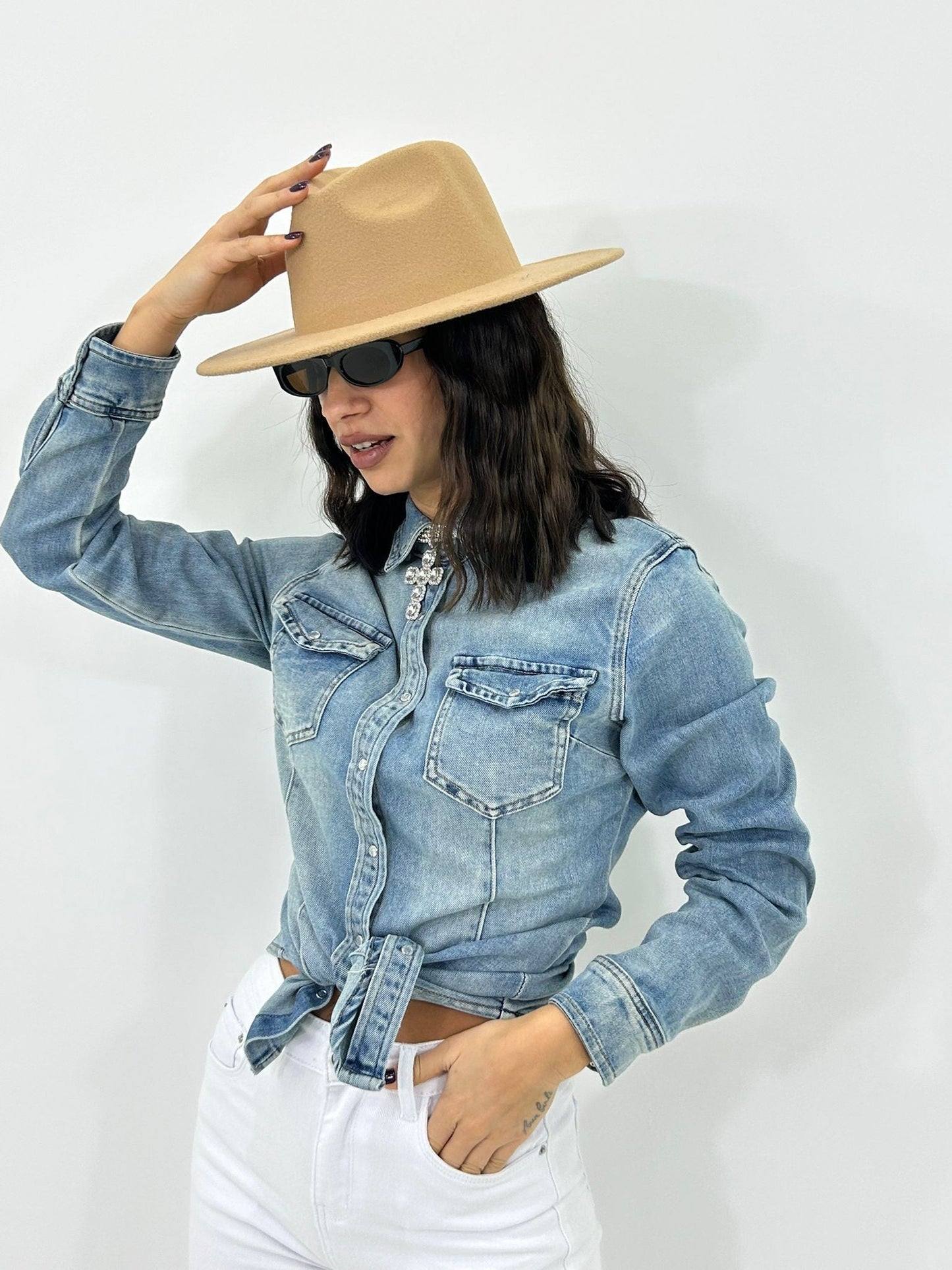 CAMICIA DENIM CASUAL NEW P/E26