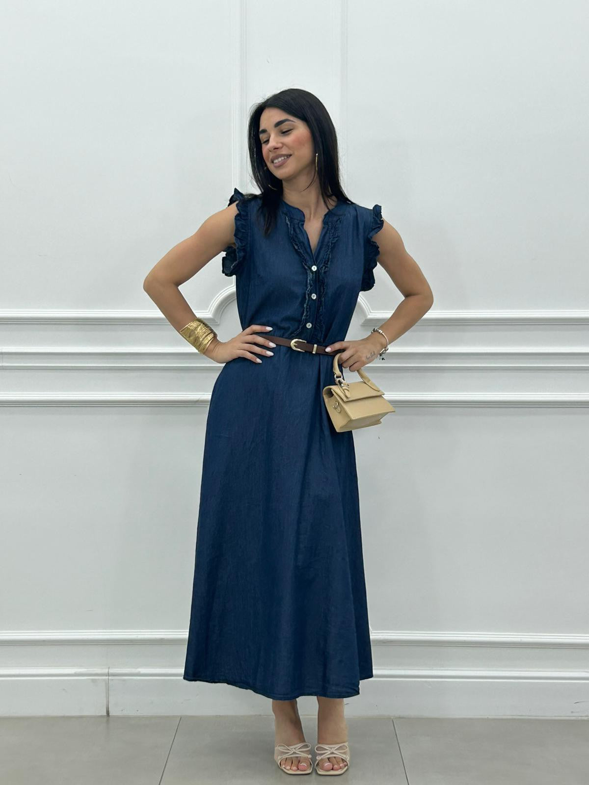 ABITO DENIM ROUCHE NEW PE/26