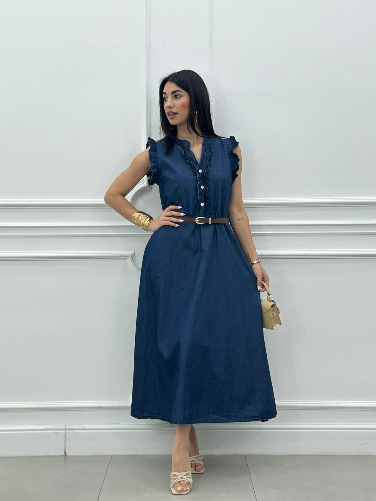 ABITO DENIM ROUCHE NEW PE/26
