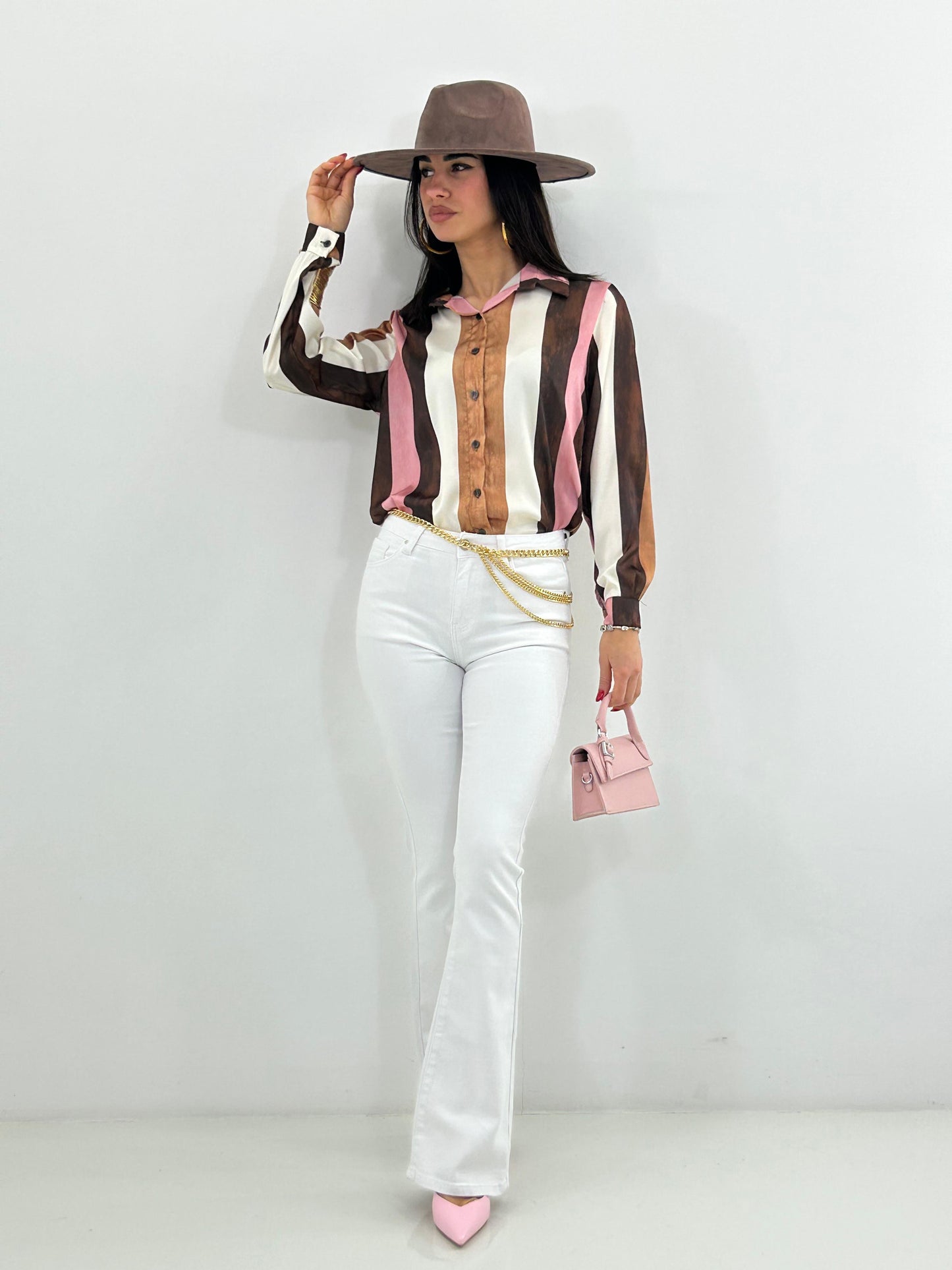 JEANS WHITE BELL NEW PE/26