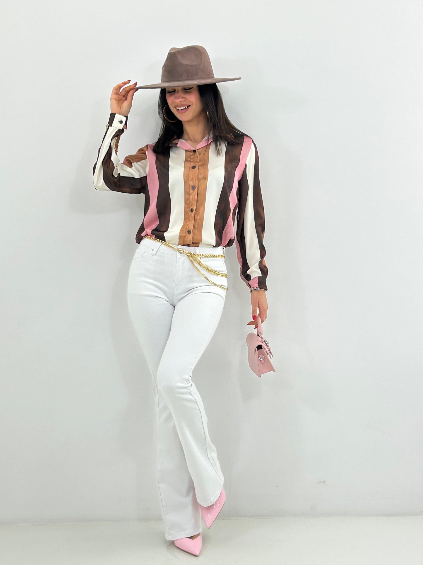 JEANS WHITE BELL NEW PE/26