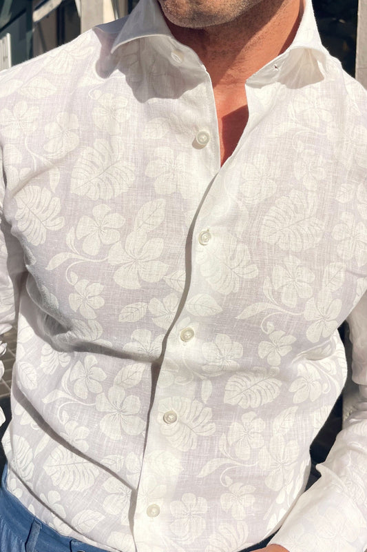 Camisa lino Chiaia