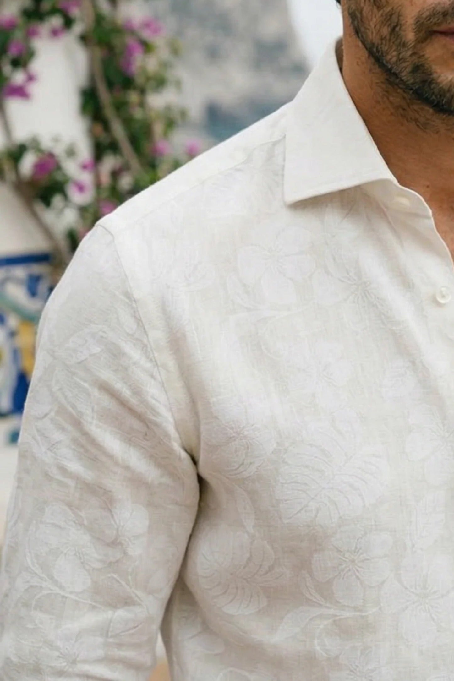 Camisa lino Chiaia