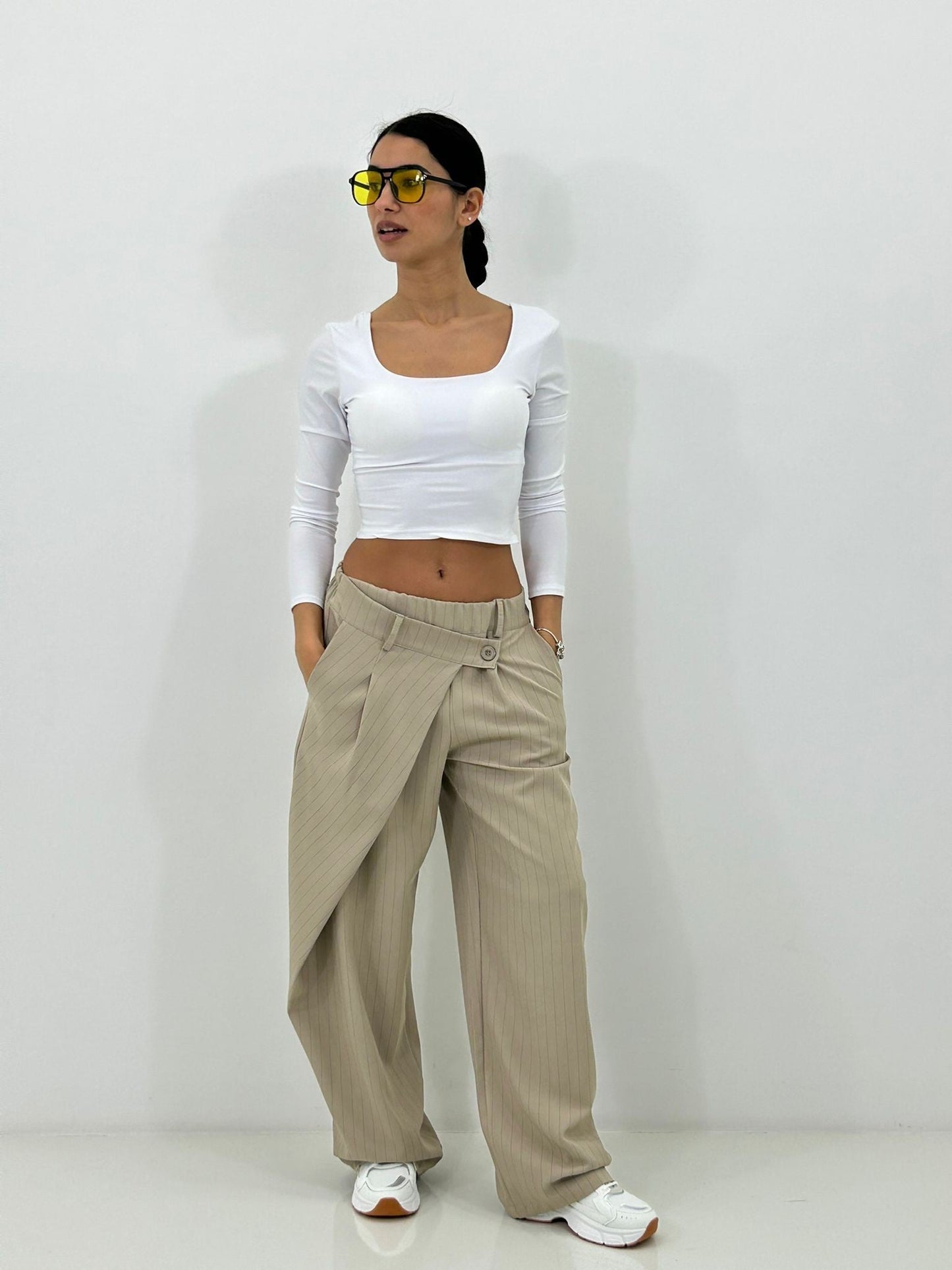 PANTALONE PINSTRIPE NEW P/E26