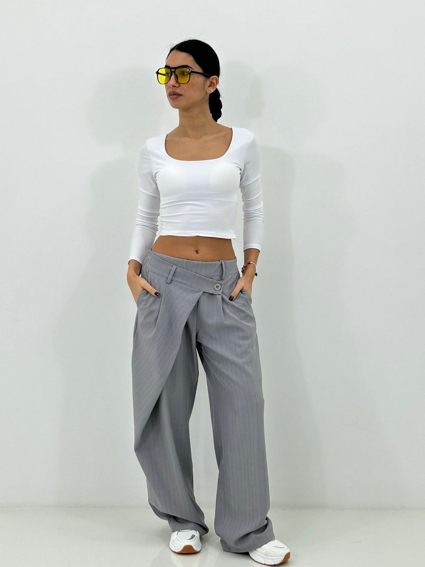 PANTALONE PINSTRIPE NEW P/E26