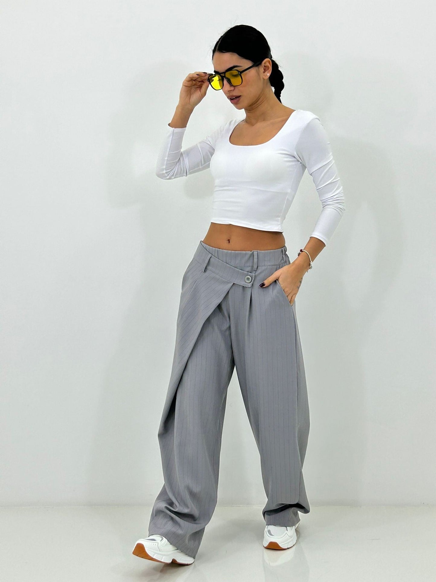 PANTALONE PINSTRIPE NEW P/E26