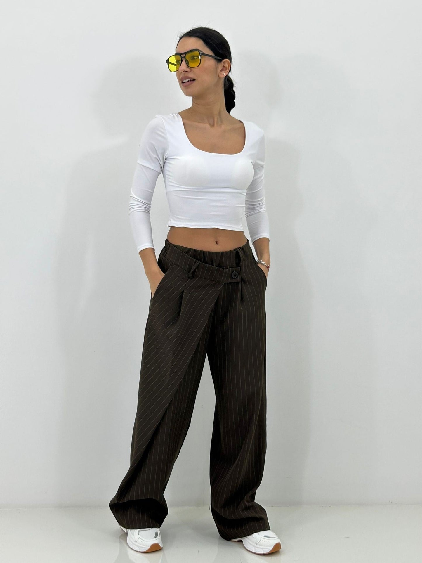 PANTALONE PINSTRIPE NEW P/E26