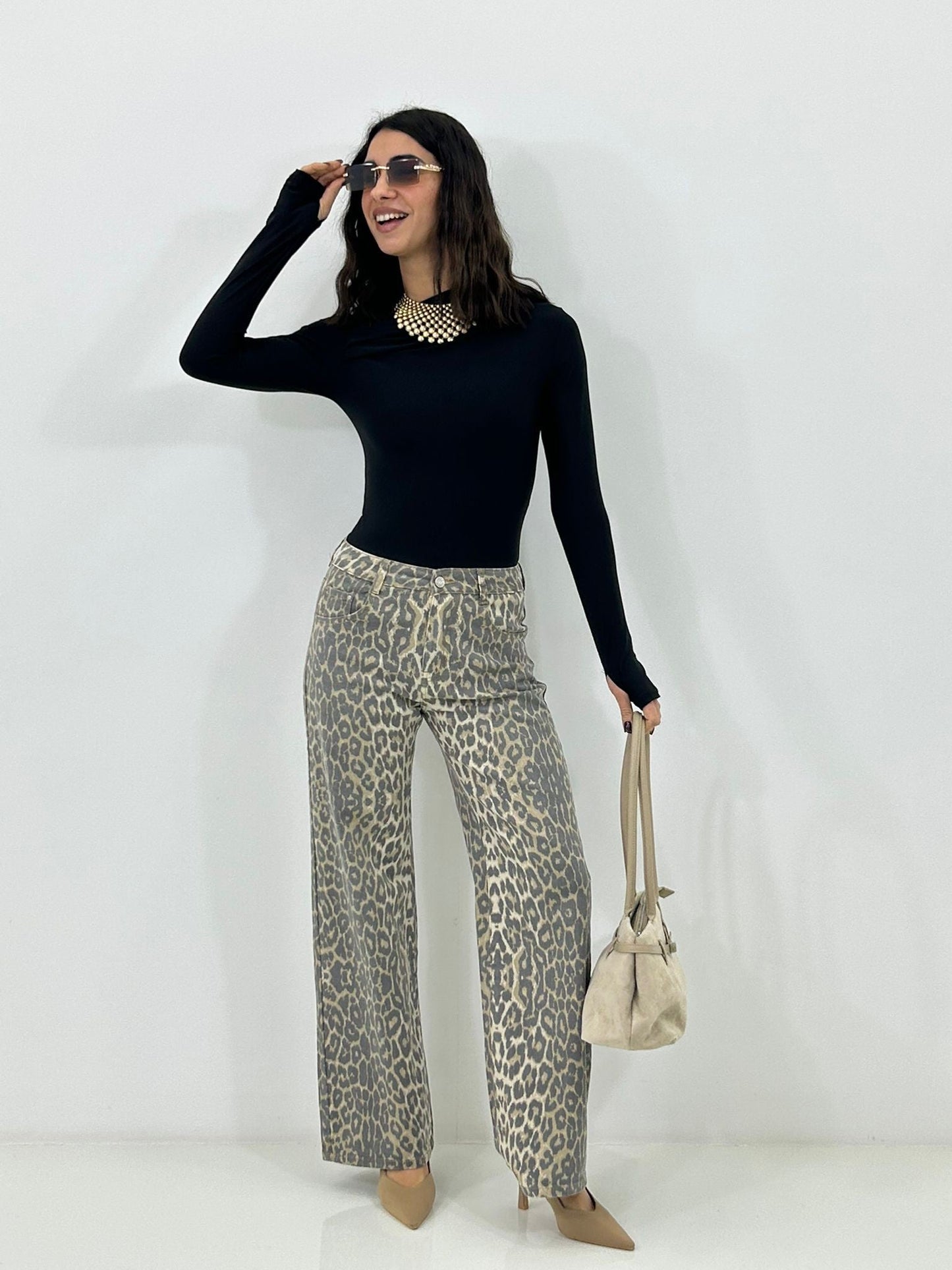JEANS LEOPARD  NEW P/E26