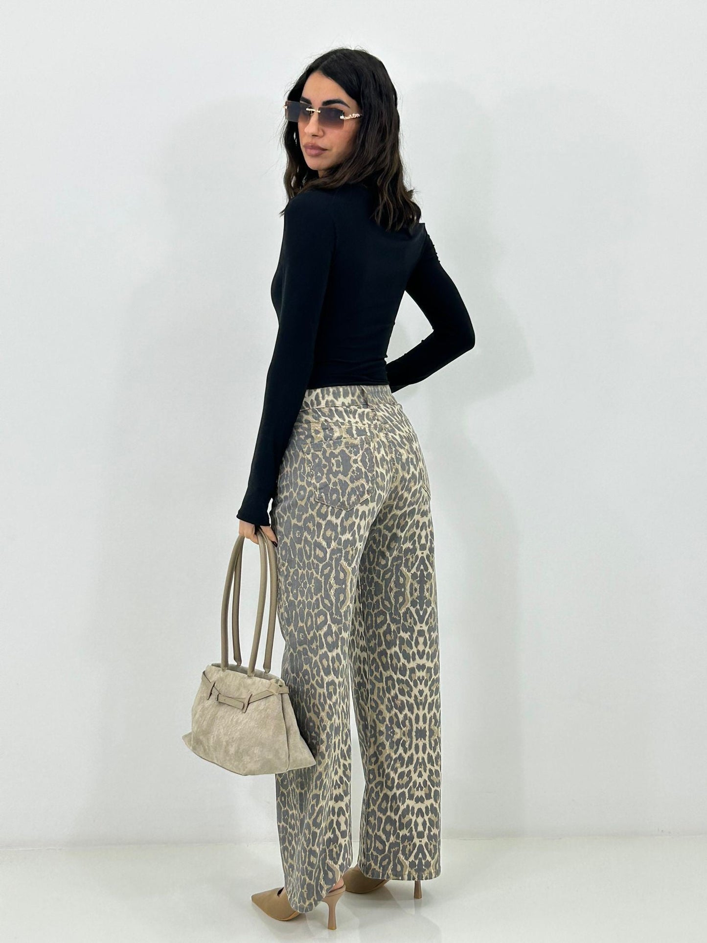 JEANS LEOPARD  NEW P/E26