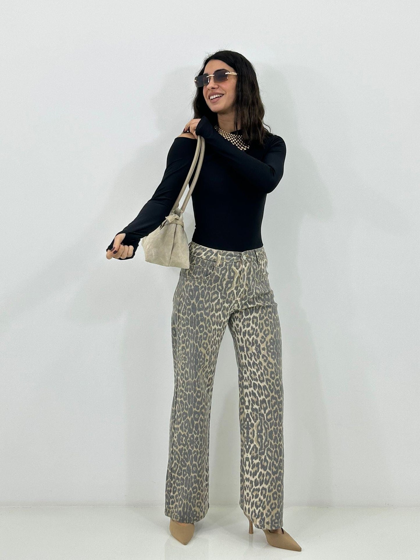 JEANS LEOPARD  NEW P/E26