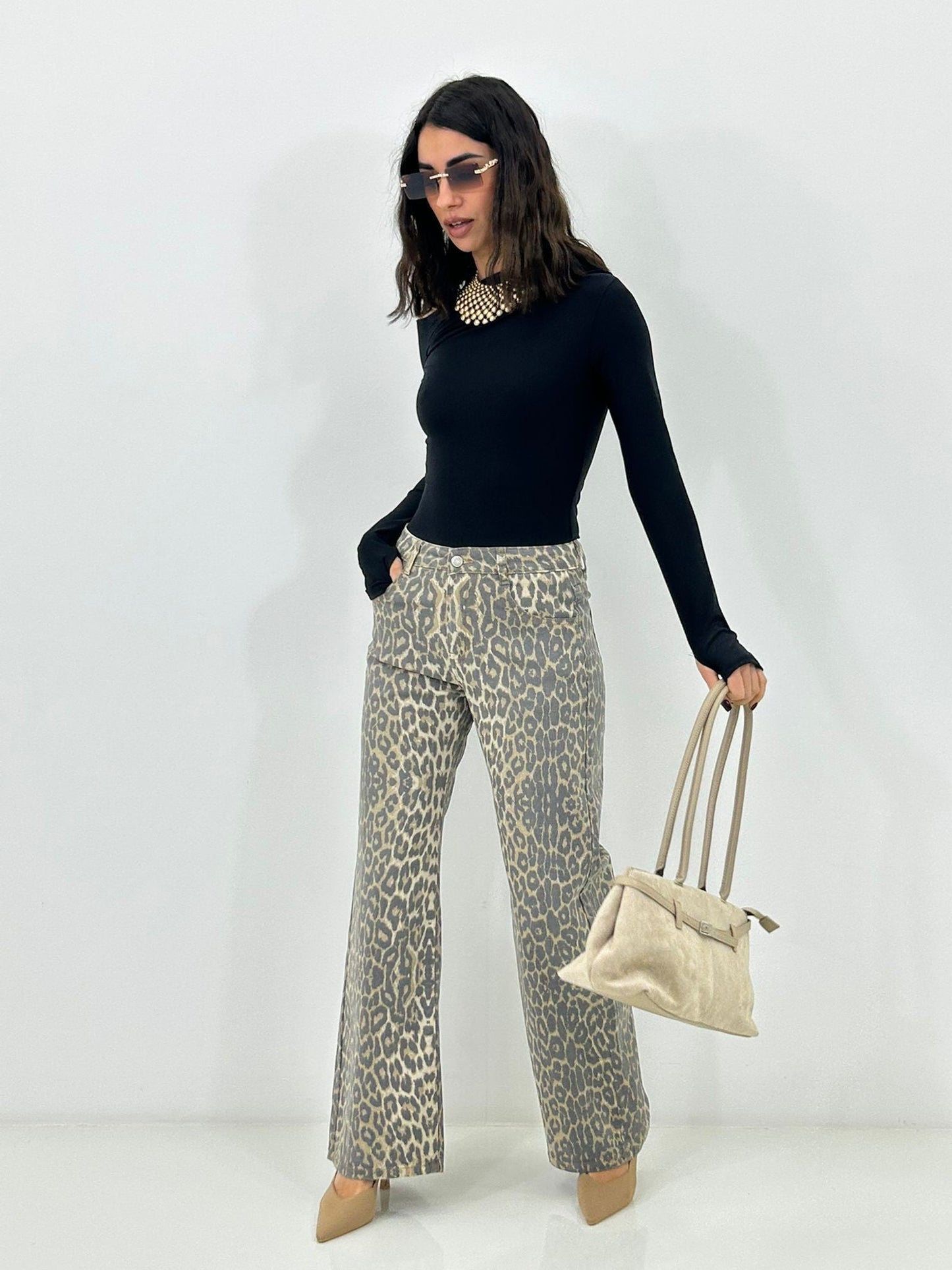 JEANS LEOPARD  NEW P/E26