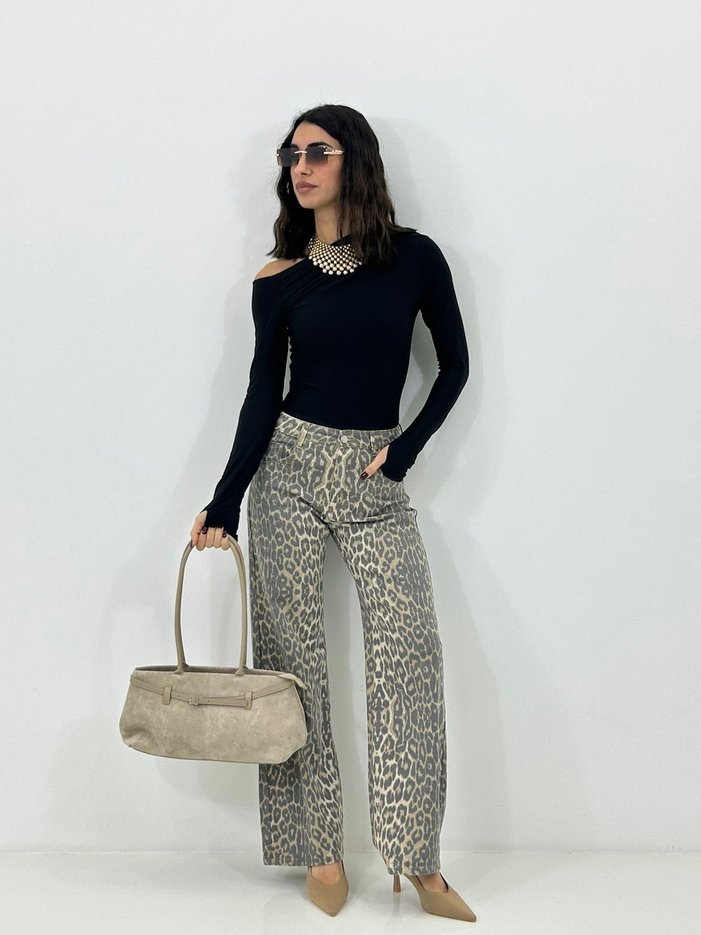 JEANS LEOPARD  NEW P/E26