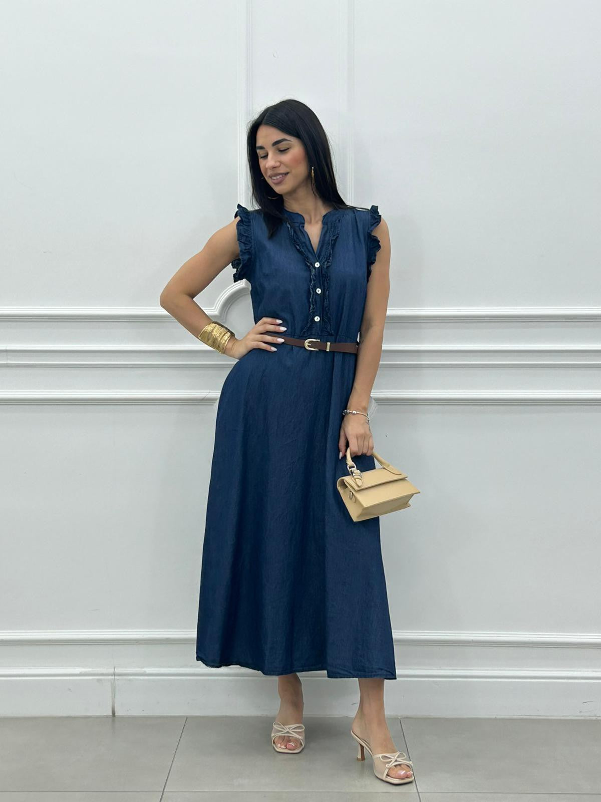 ABITO DENIM ROUCHE NEW PE/26
