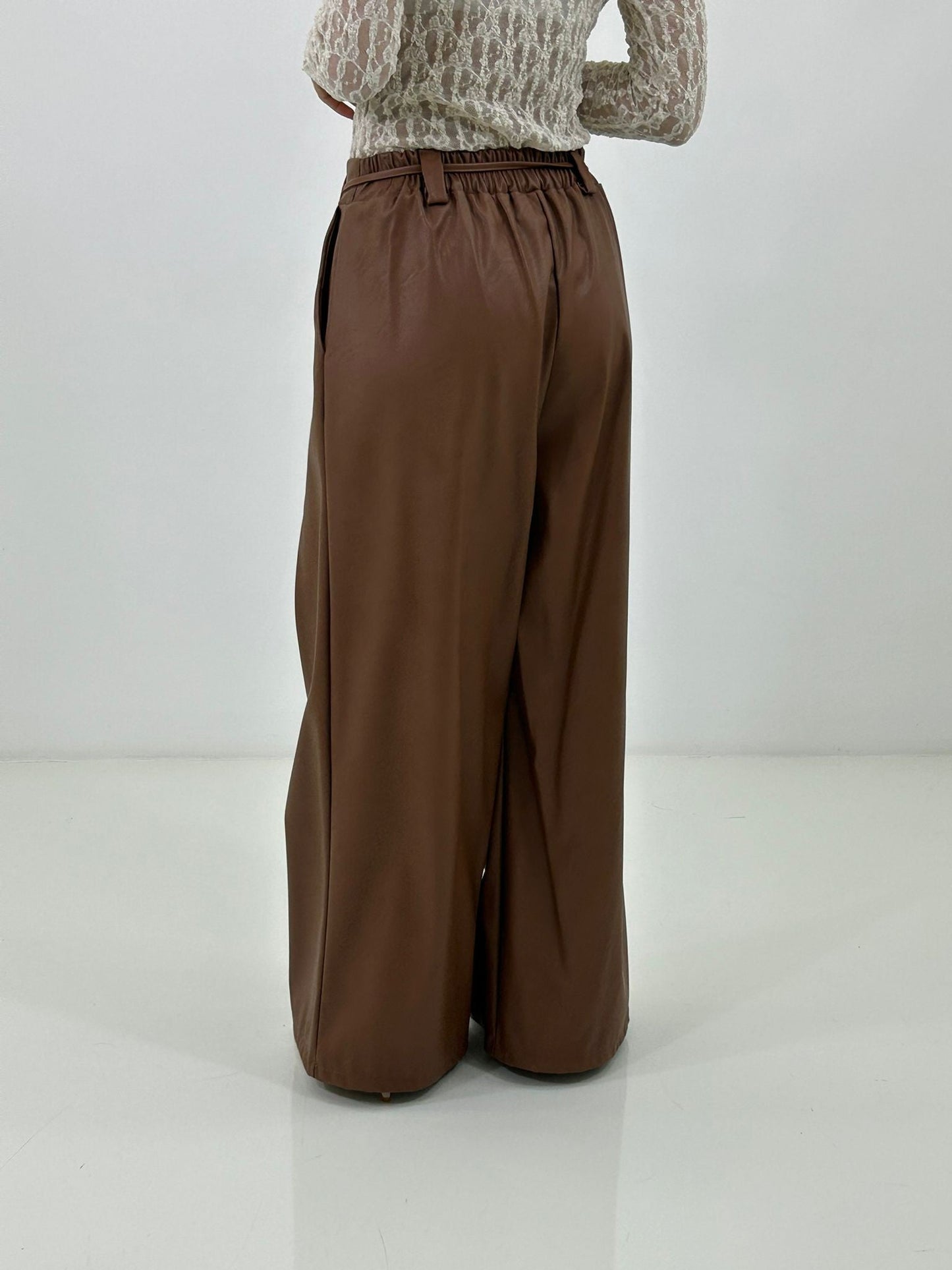 PANTALONE FLOWER BELT NEW P/E26