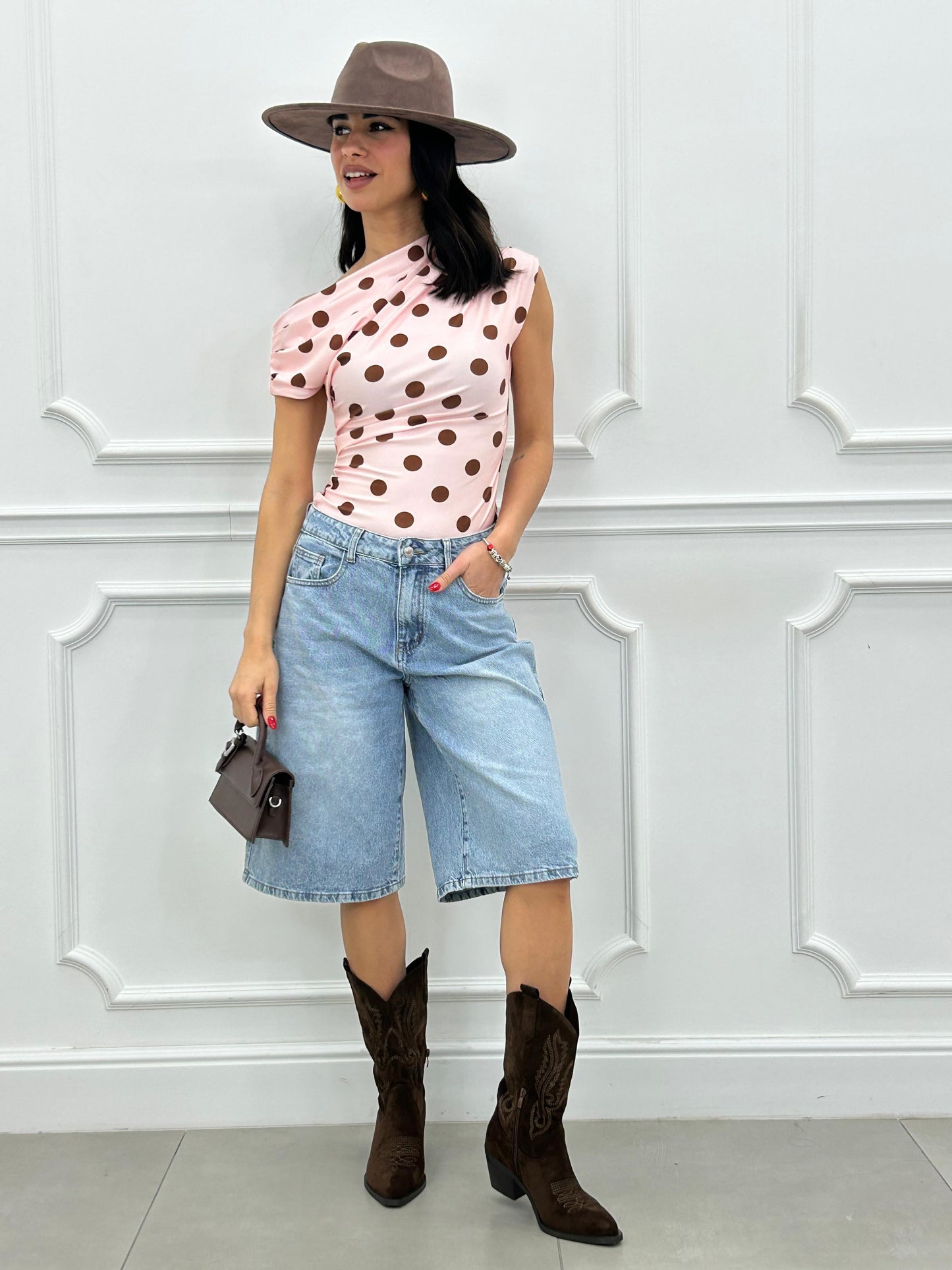 BERMUDA CRYSTAL DENIM NEW PE/26